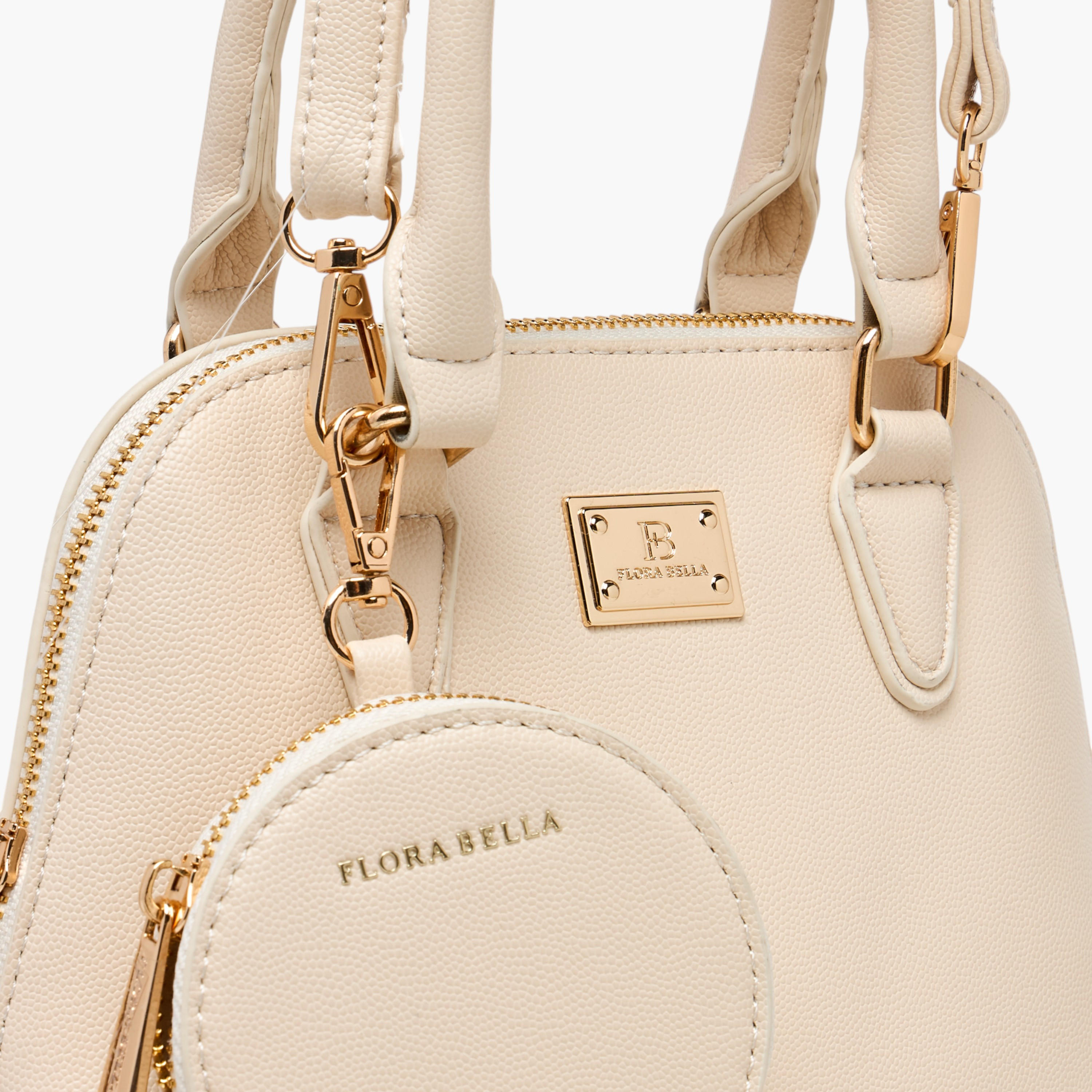 شنطة توتي سادة بمقابض مزدوجة وشنطة عملات معدنية قابلة للفصل من فلورا بيلا-women-bagsandwallets-handbags-image-6