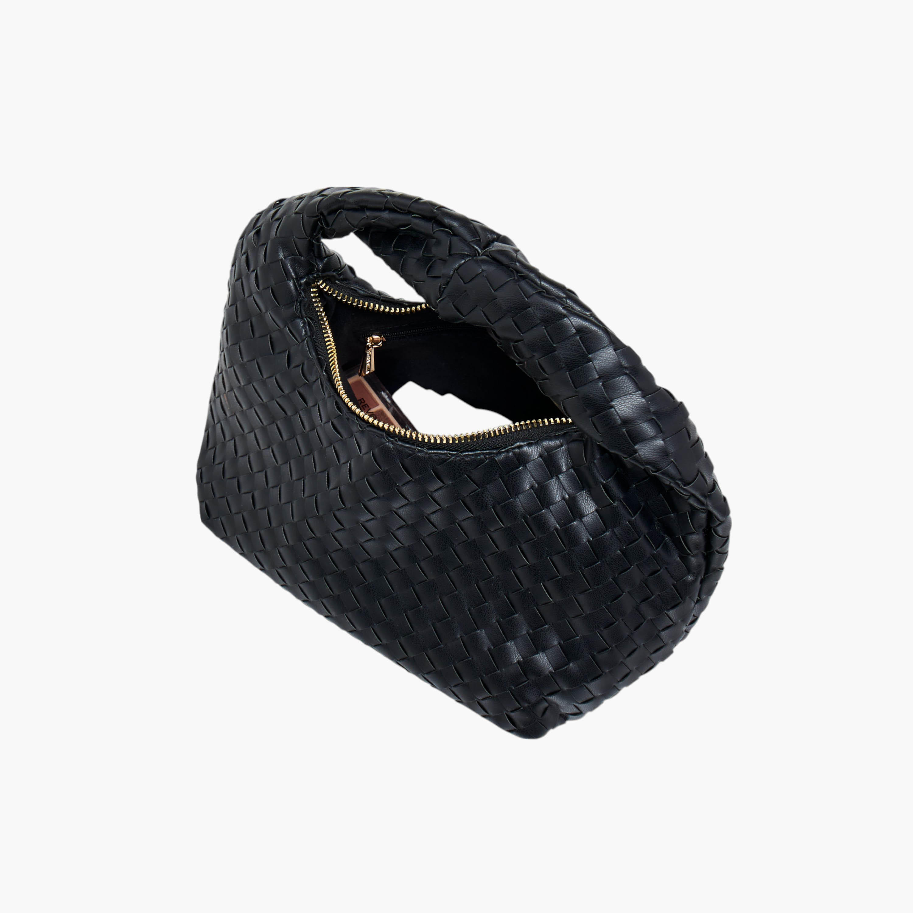 شنطة هوبو مضفرة بمقبض وسحاب إغلاق من فلورا بيلا-women-bagsandwallets-handbags-image-8