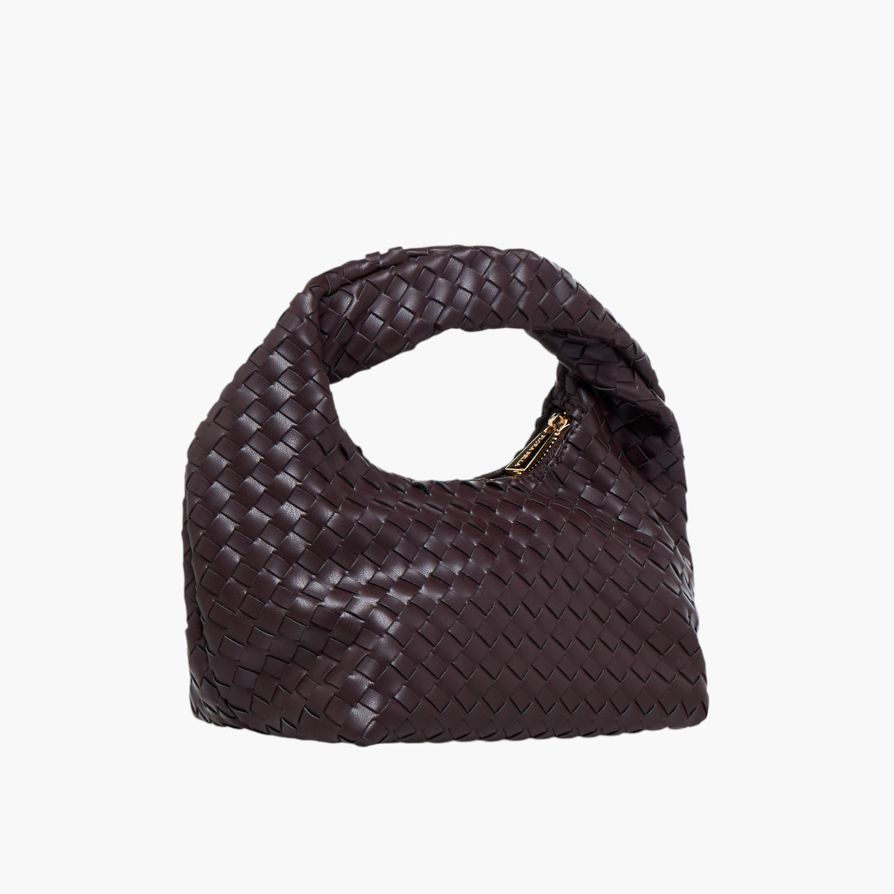 شنطة هوبو مضفرة بمقبض وسحاب إغلاق من فلورا بيلا-women-bagsandwallets-handbags-image-3