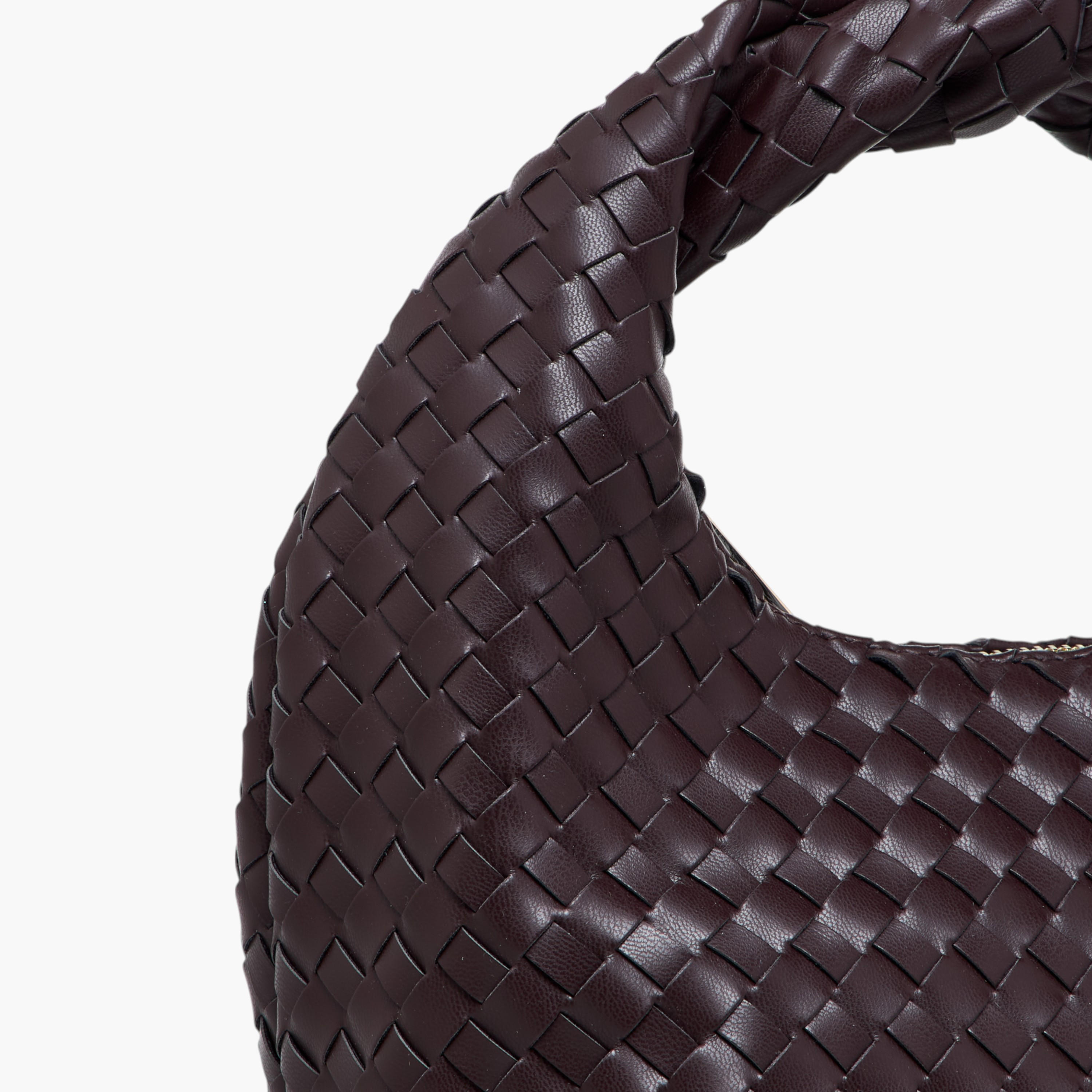 شنطة هوبو مضفرة بمقبض وسحاب إغلاق من فلورا بيلا-women-bagsandwallets-handbags-image-4