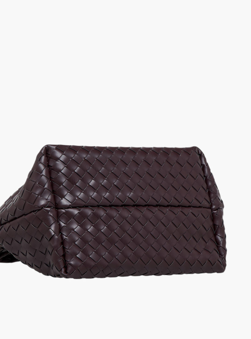 شنطة هوبو مضفرة بمقبض وسحاب إغلاق من فلورا بيلا-women-bagsandwallets-handbags-image-6