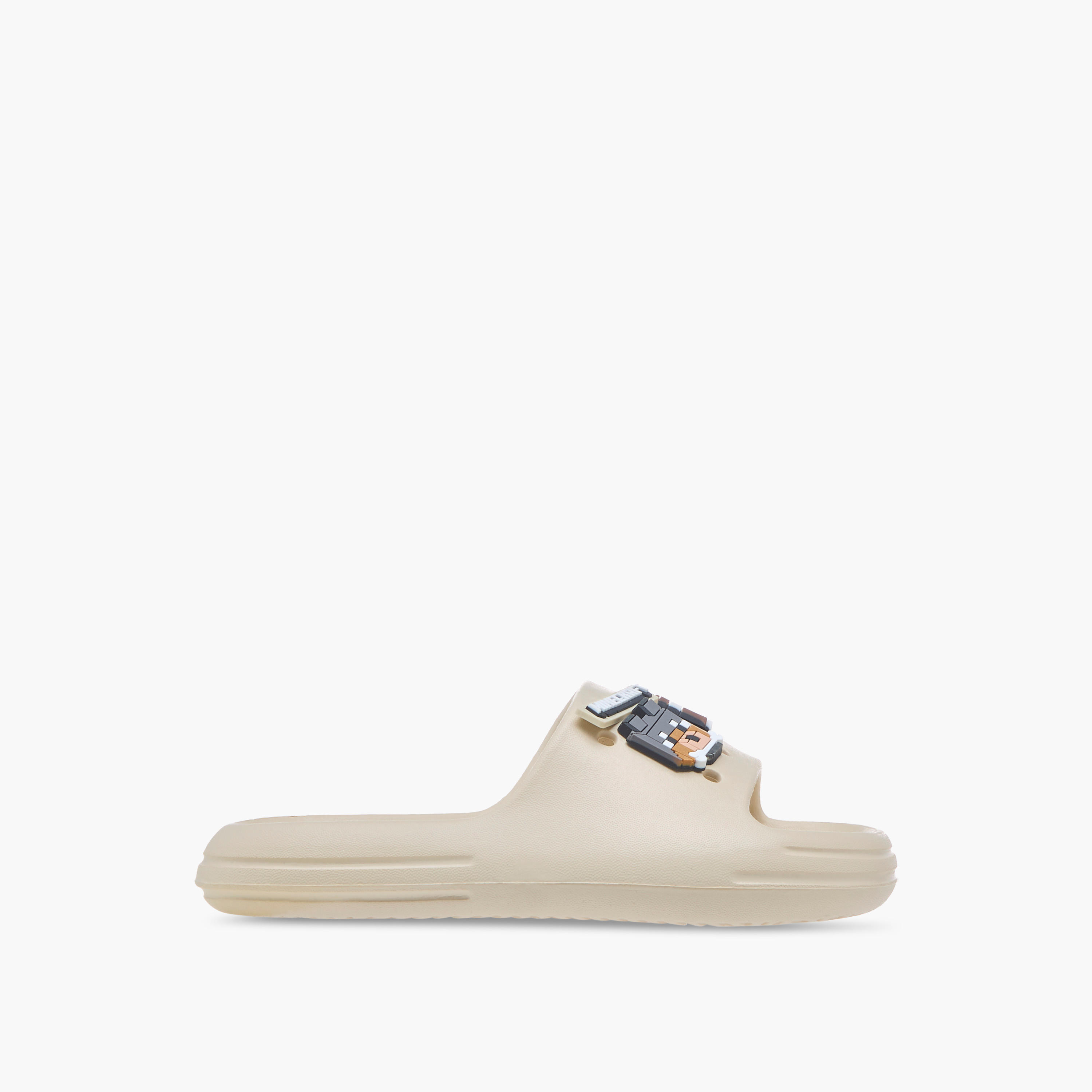 Minecraft Printed Slip-On Slides-boys-shoes-flipflopsandslides-image-2