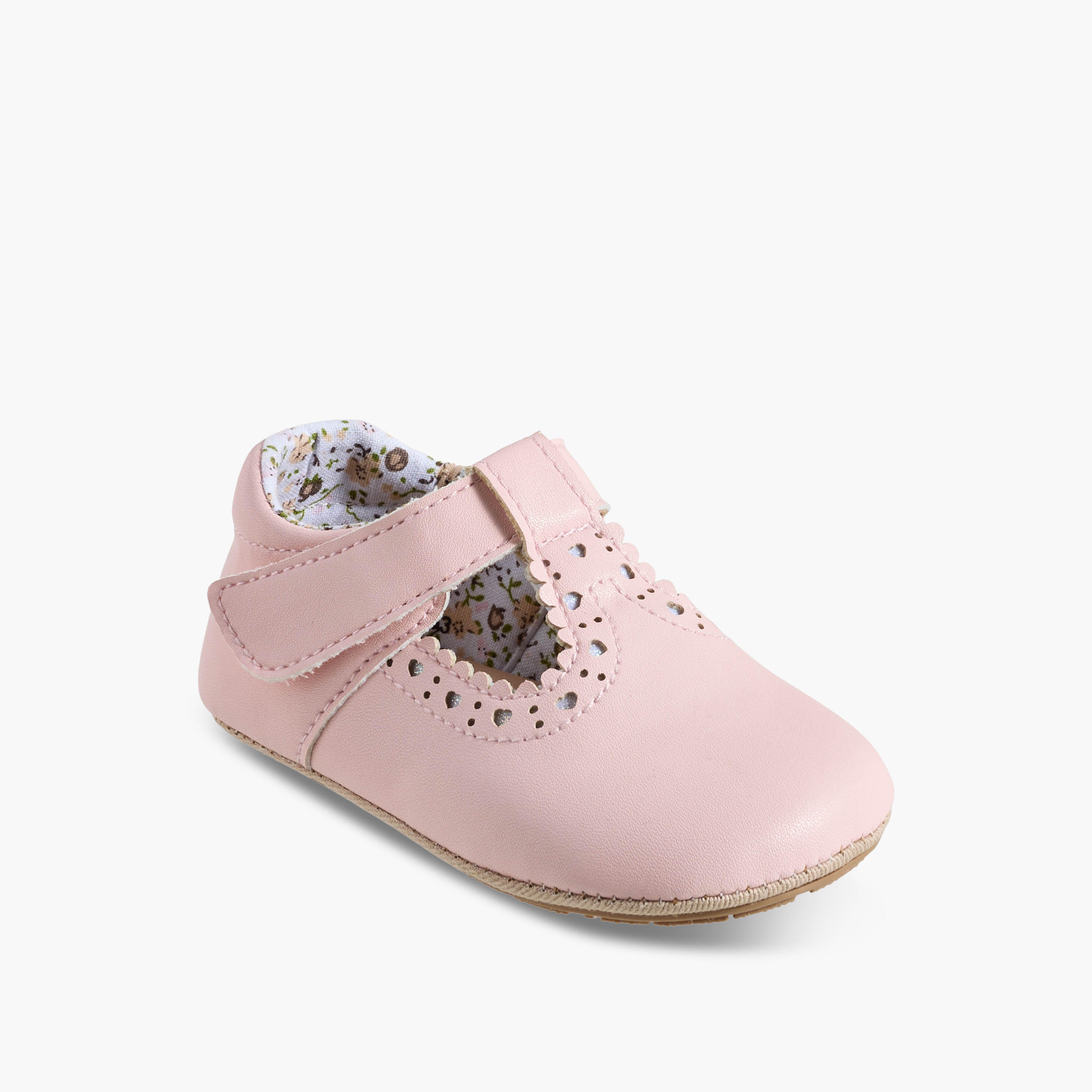 Barefeet Booties with Hook & Loop Closure-baby-girls-shoes-booties-image-2