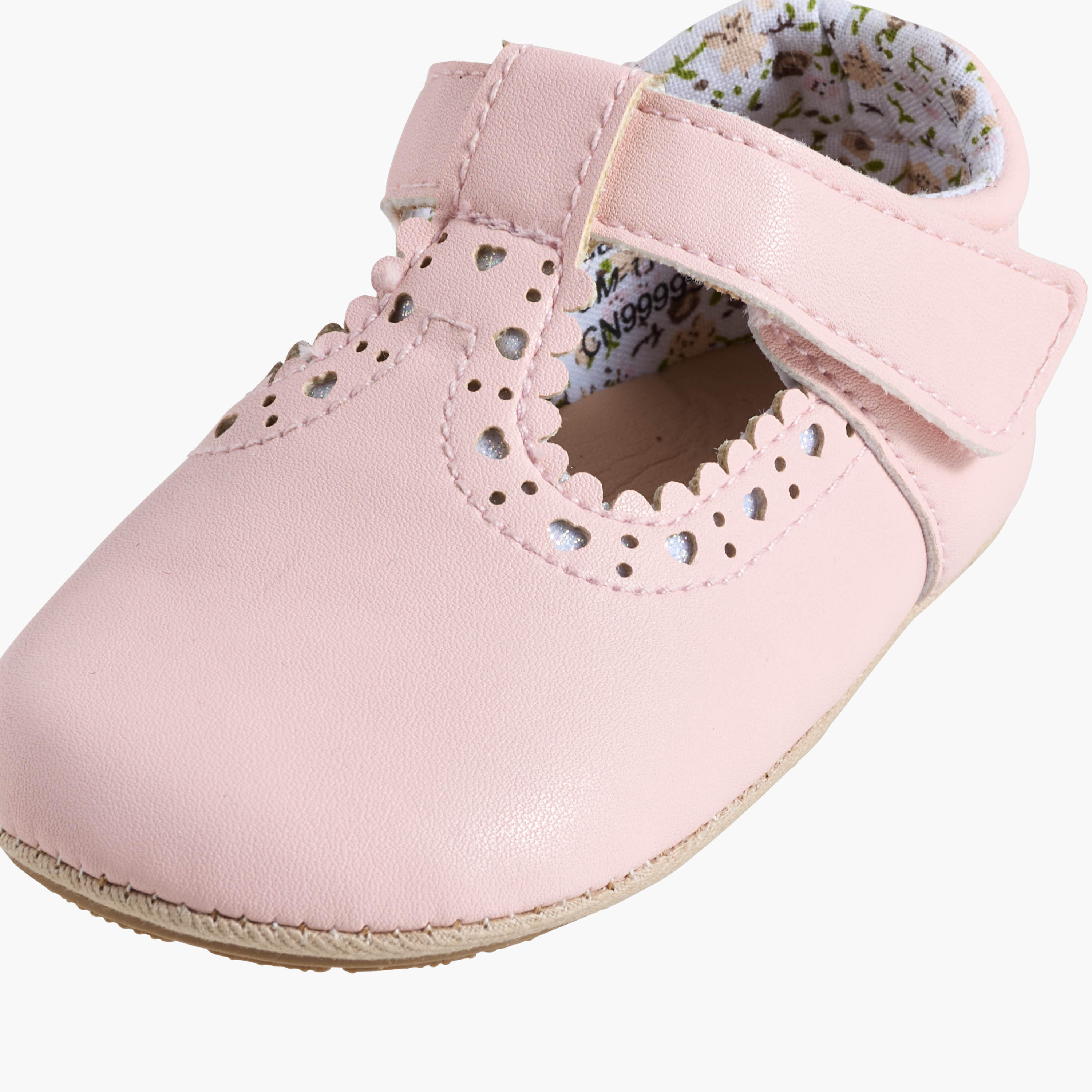 Barefeet Booties with Hook & Loop Closure-baby-girls-shoes-booties-image-5