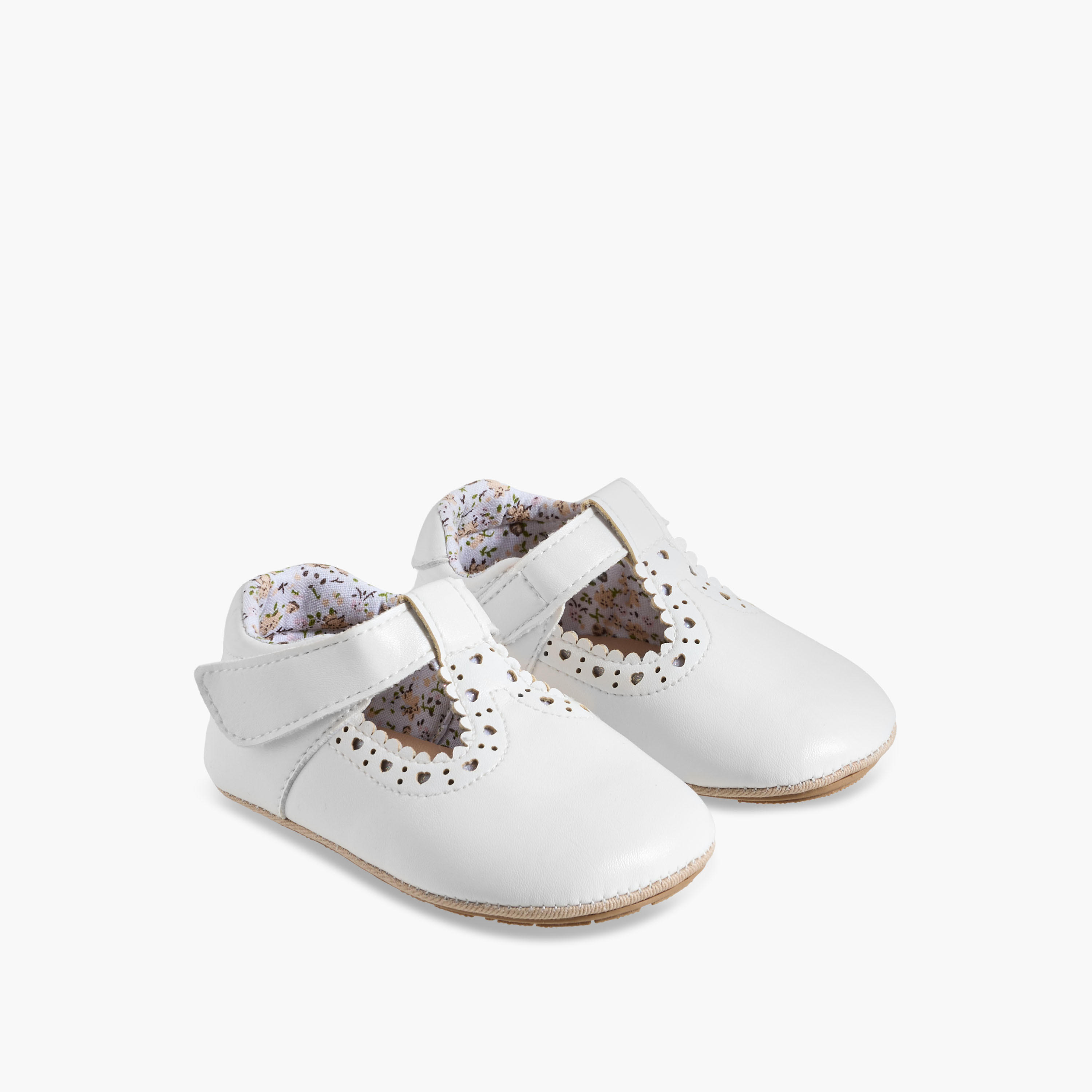 Barefeet Booties with Hook & Loop Closure-baby-girls-shoes-booties-image-1