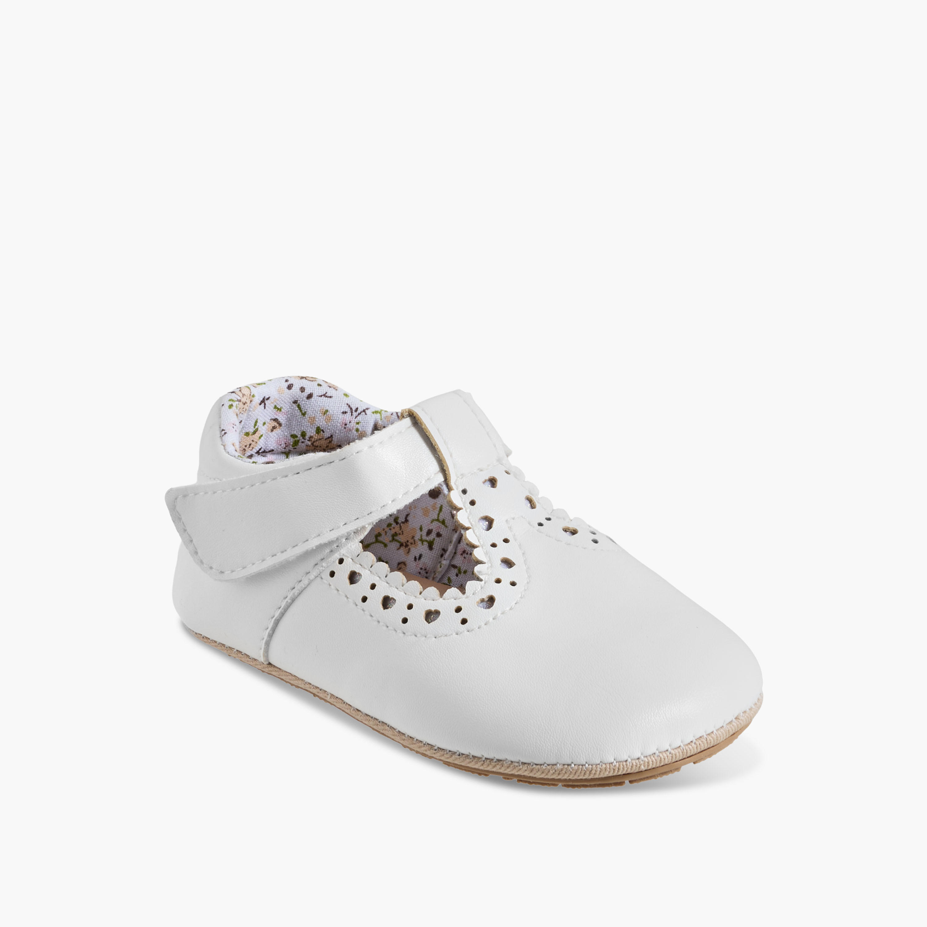 Barefeet Booties with Hook & Loop Closure-baby-girls-shoes-booties-image-2