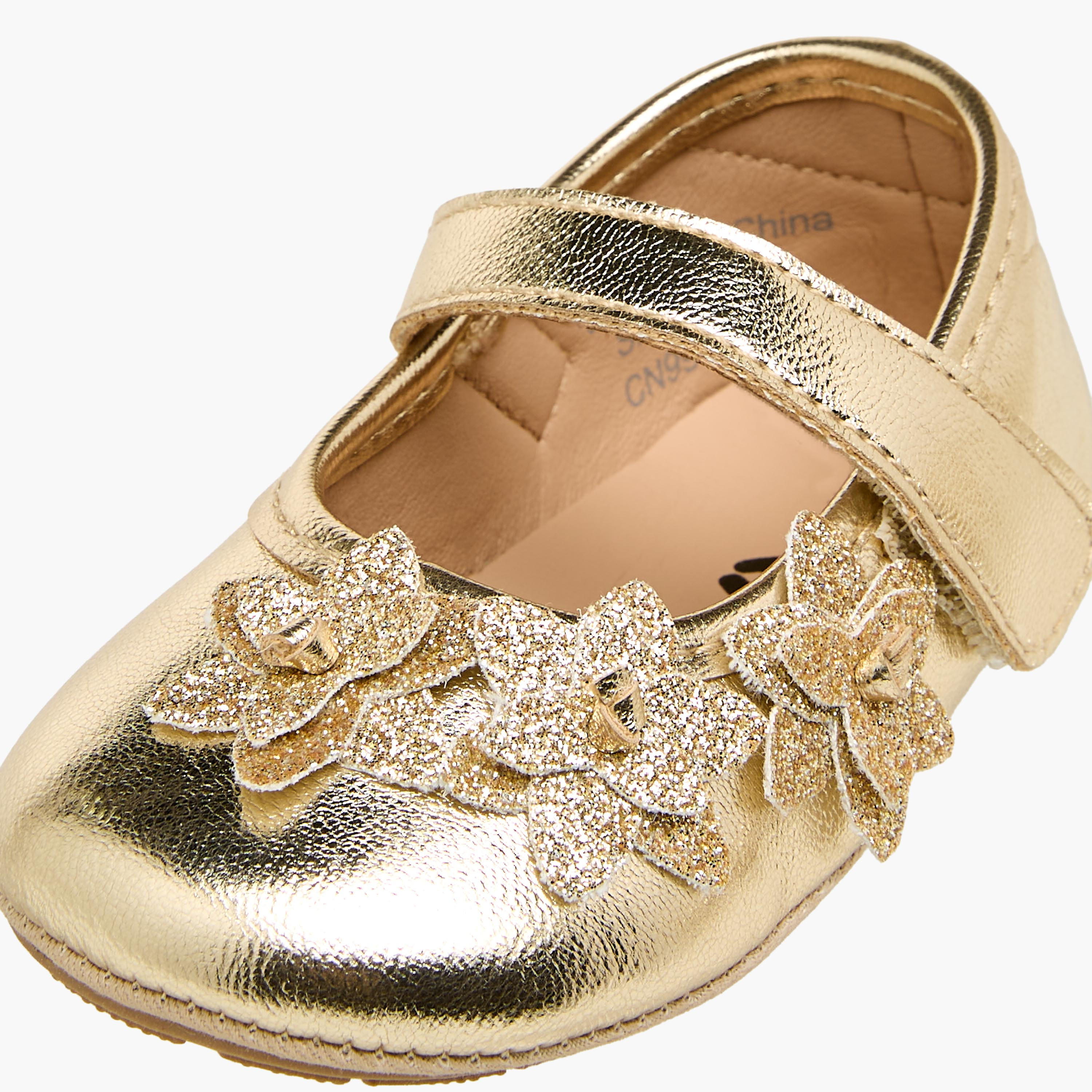 Barefeet Booties with Hook & Loop Closure-baby-girls-shoes-booties-image-6