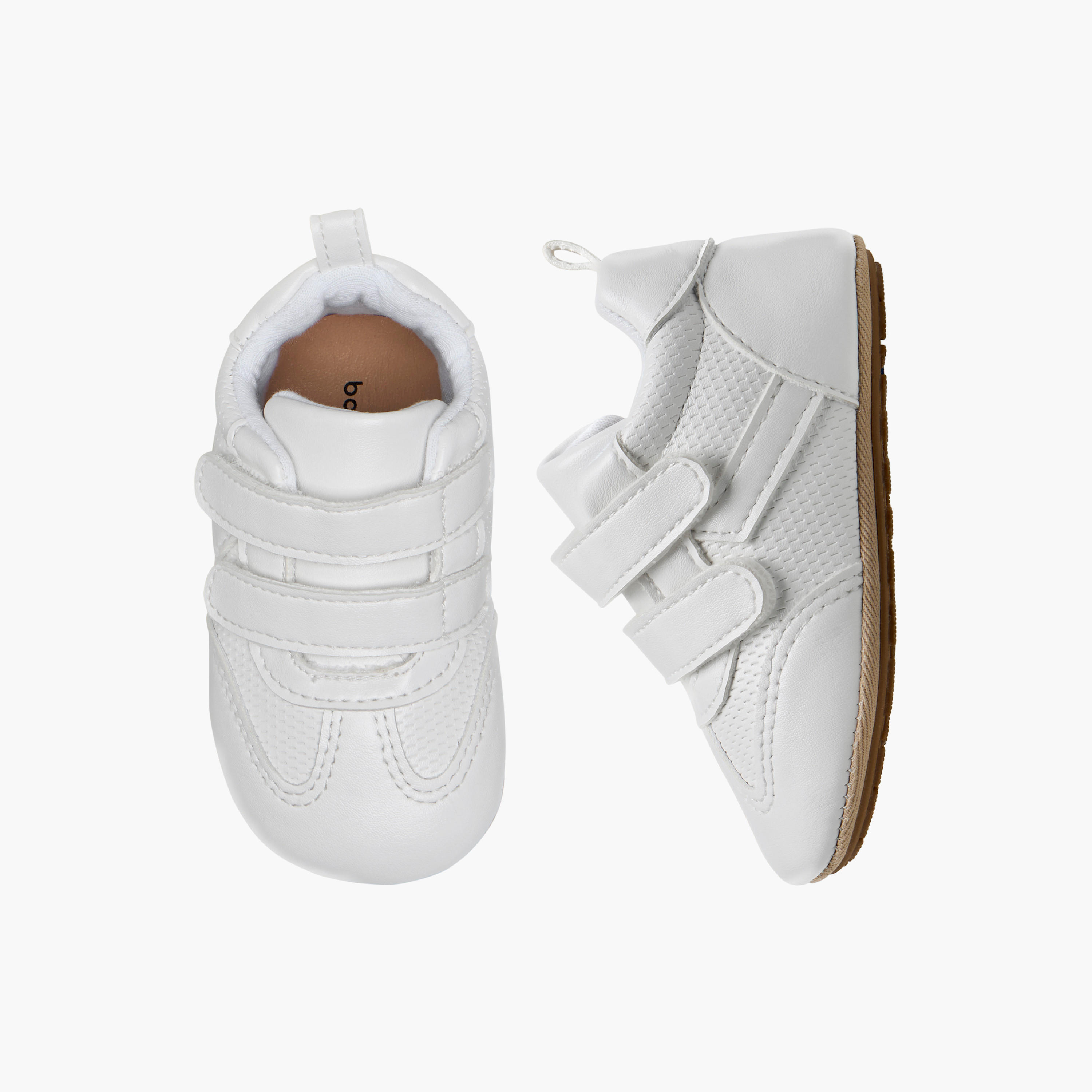 حذاء بوت قصير بشريط إغلاق لاصق من بيرفيت-baby-boys-shoes-booties-image-1