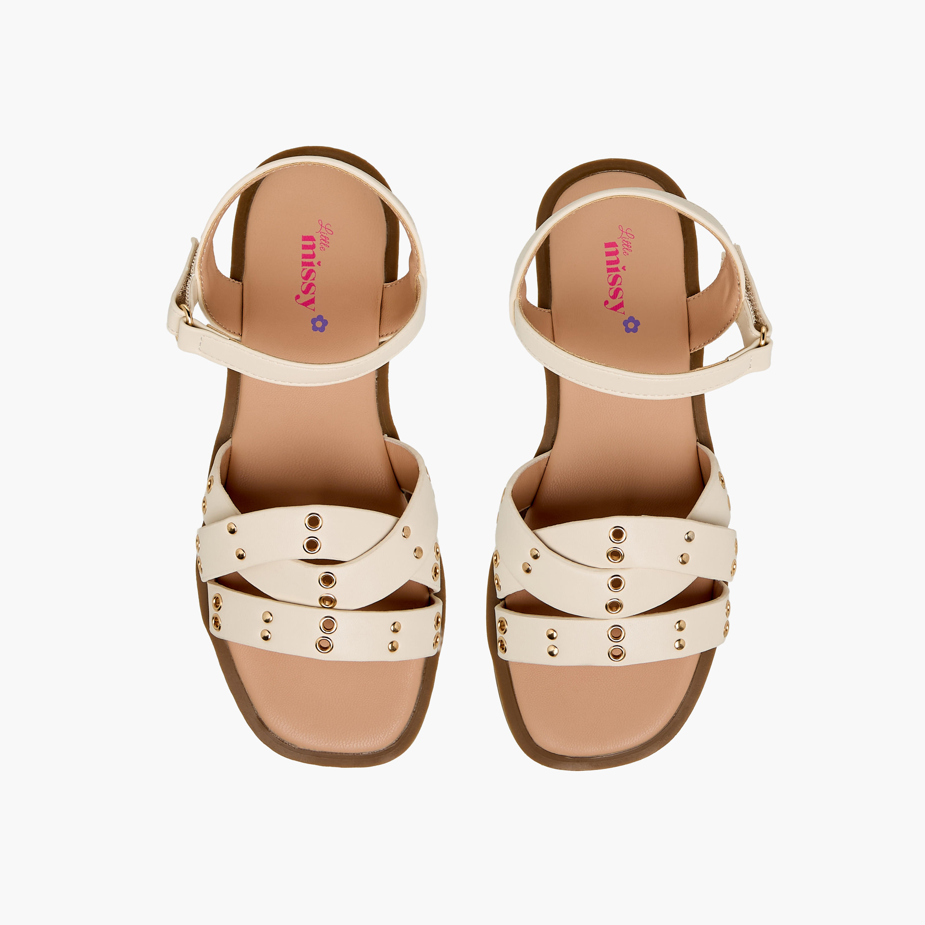 Little Missy Girls Hook and Loop Sandals-girls-shoes-sandals-image-1