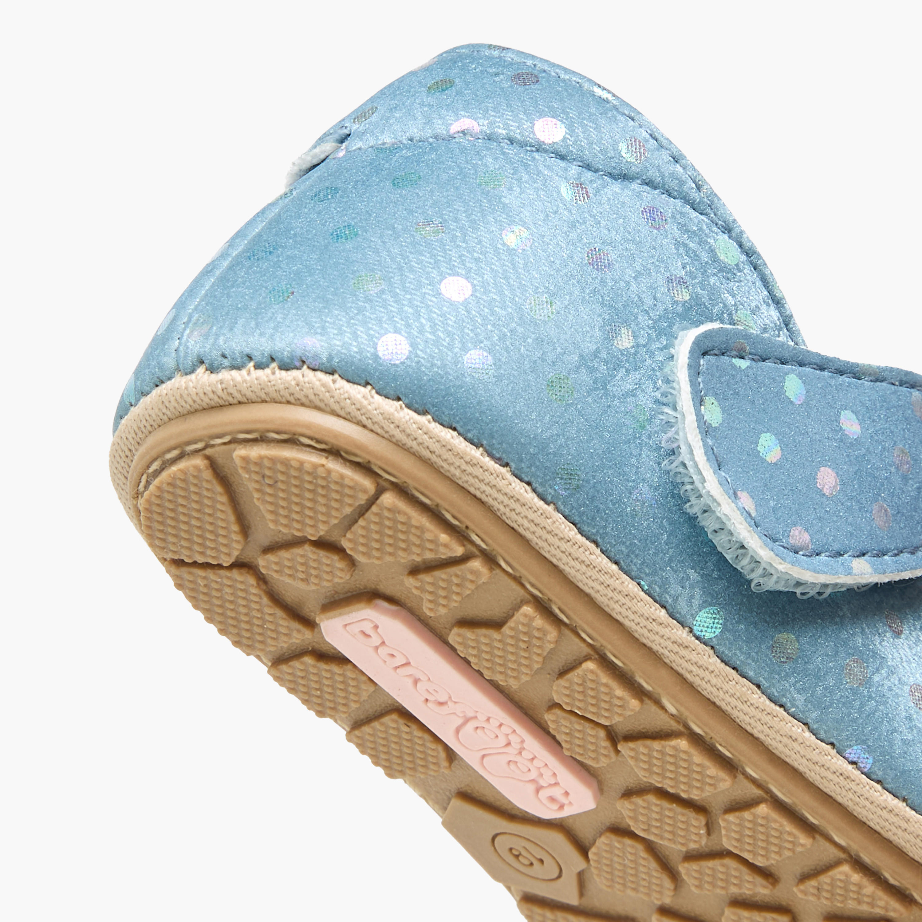 Barefeet Booties with Hook & Loop Closure-baby-girls-shoes-booties-image-5