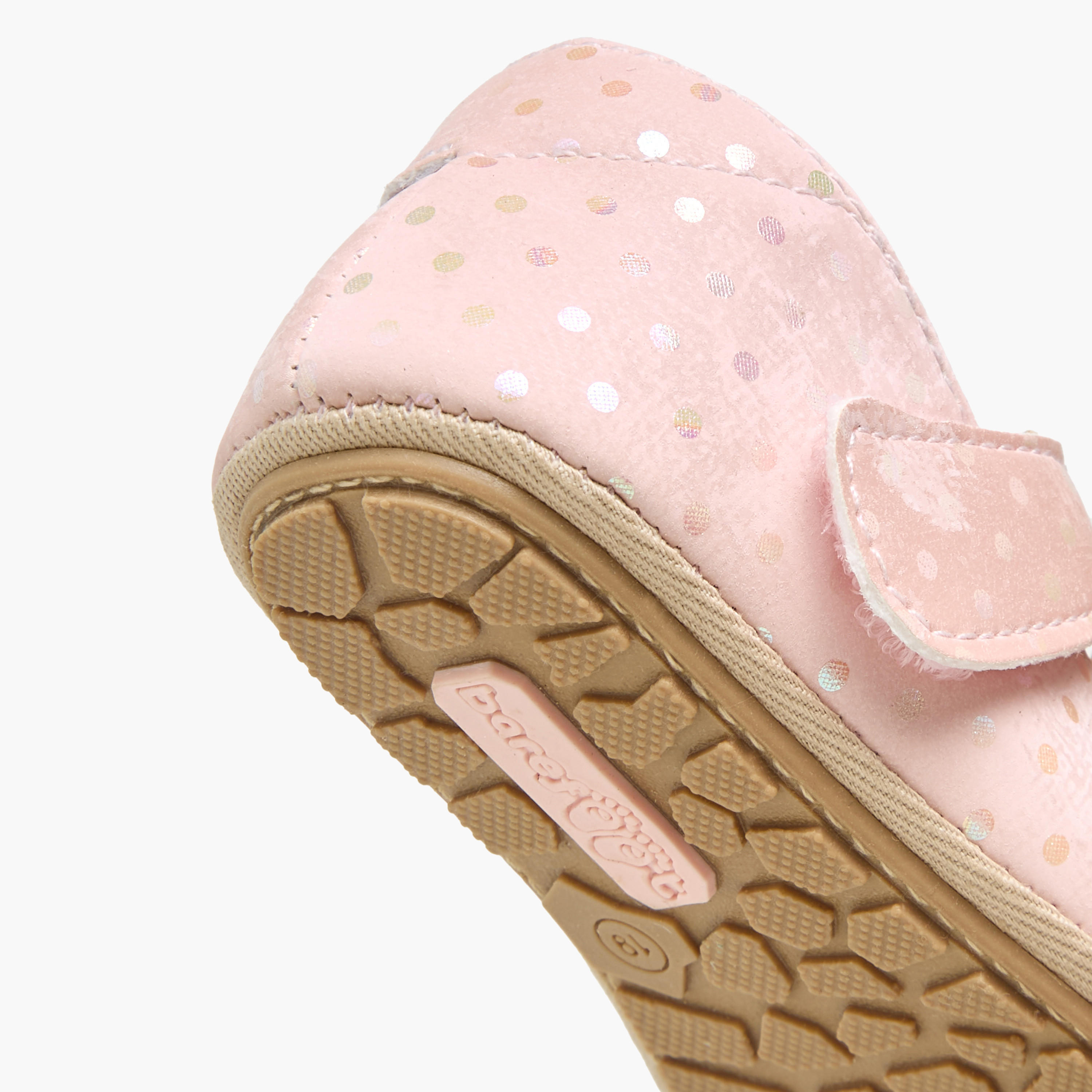 Barefeet Booties with Hook & Loop Closure-baby-girls-shoes-booties-image-5