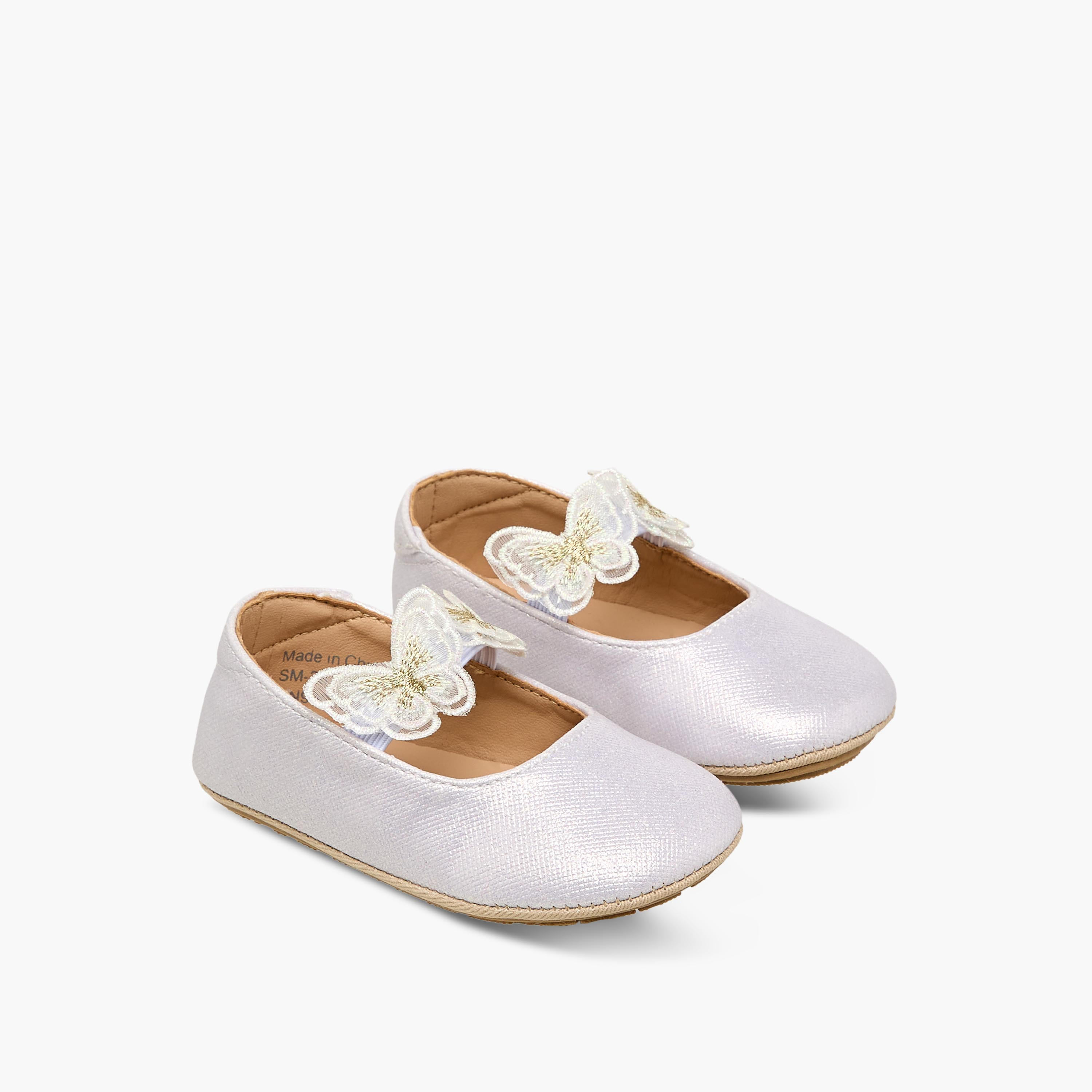 حذاء أطفال بحزام مطاطي من بيرفيت-baby-girls-shoes-booties-image-6