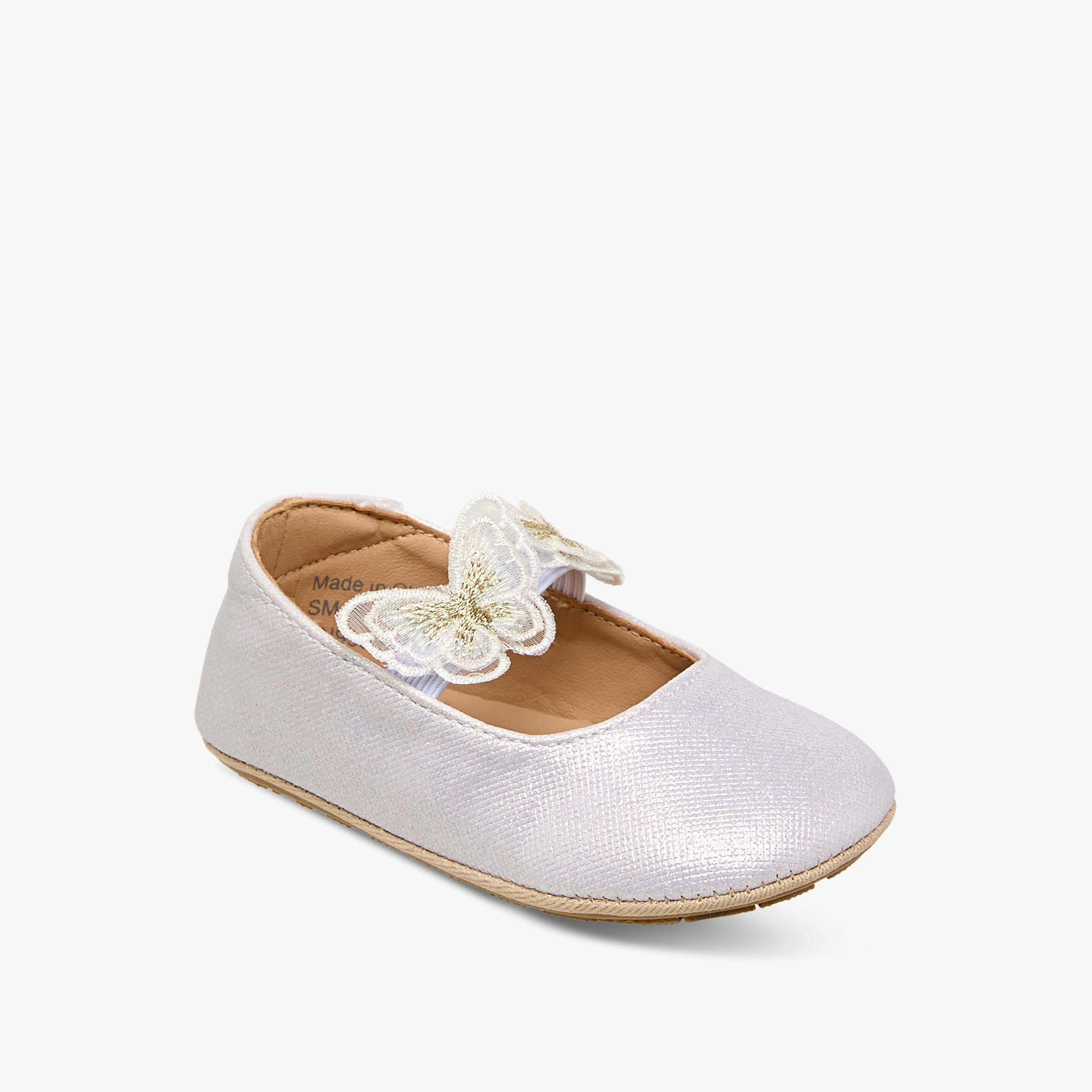 حذاء أطفال بحزام مطاطي من بيرفيت-baby-girls-shoes-booties-image-5