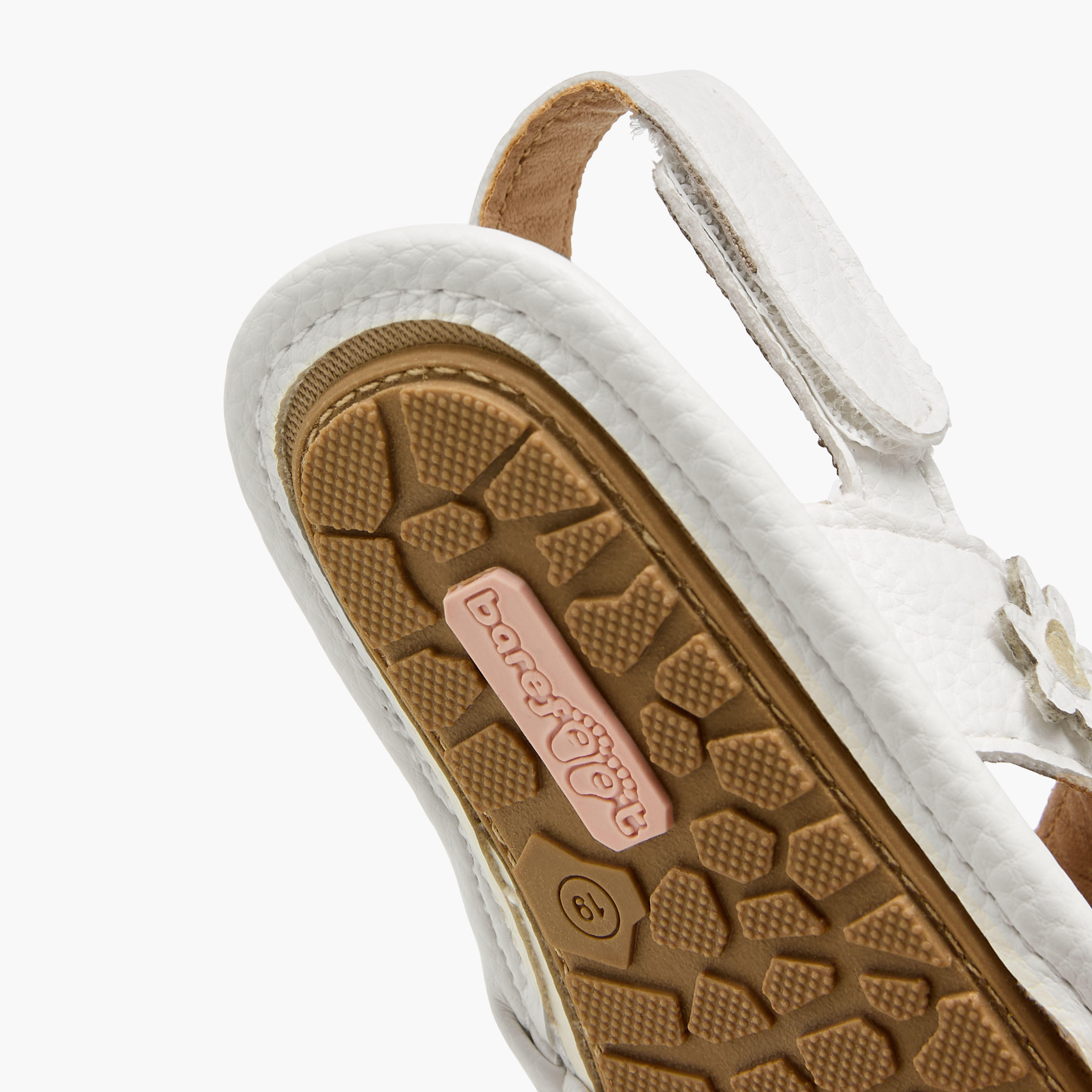 صندل بشريط إغلاق لاصق وزينة زهور من بيرفيت-baby-girls-shoes-sandals-image-5