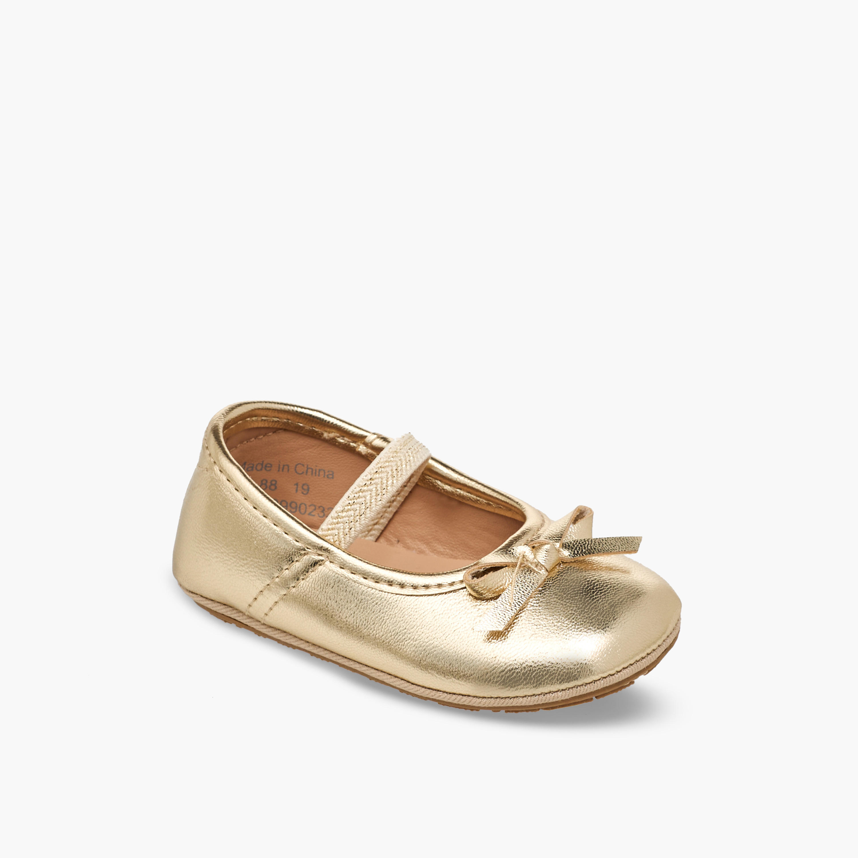 Barefeet Mary Jane Shoes with Elasticated Strap-baby-girls-shoes-closedshoes-image-2