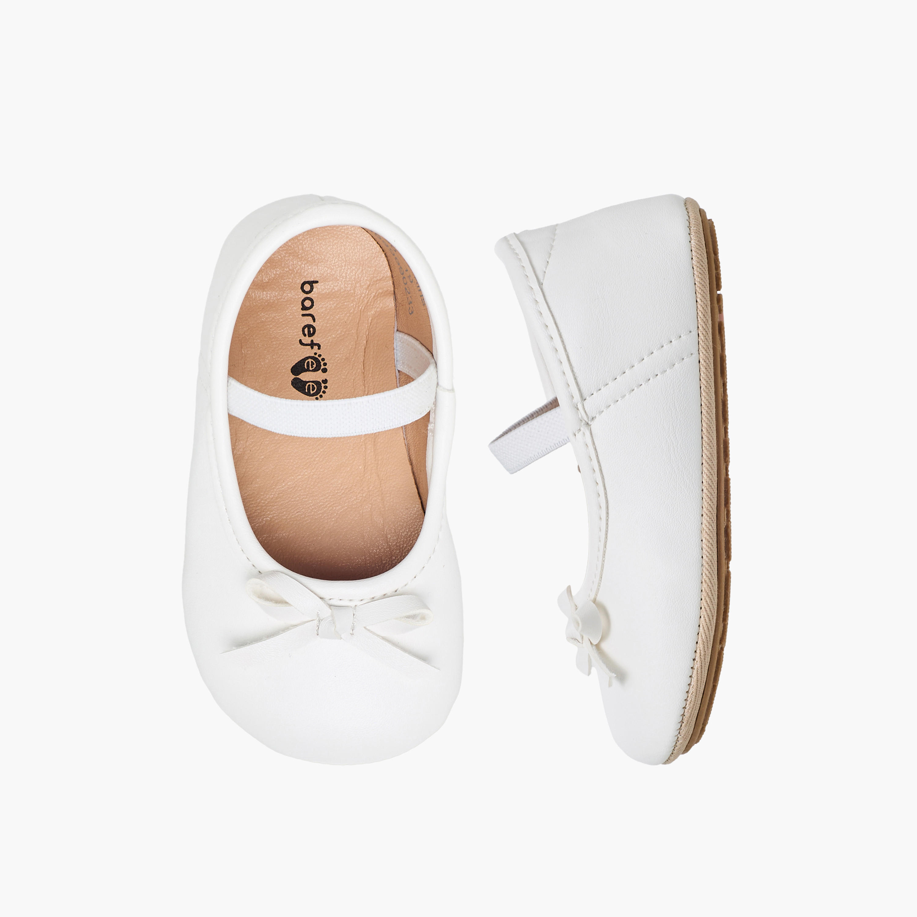 Barefeet Mary Jane Shoes with Elasticated Strap-baby-girls-shoes-closedshoes-image-1