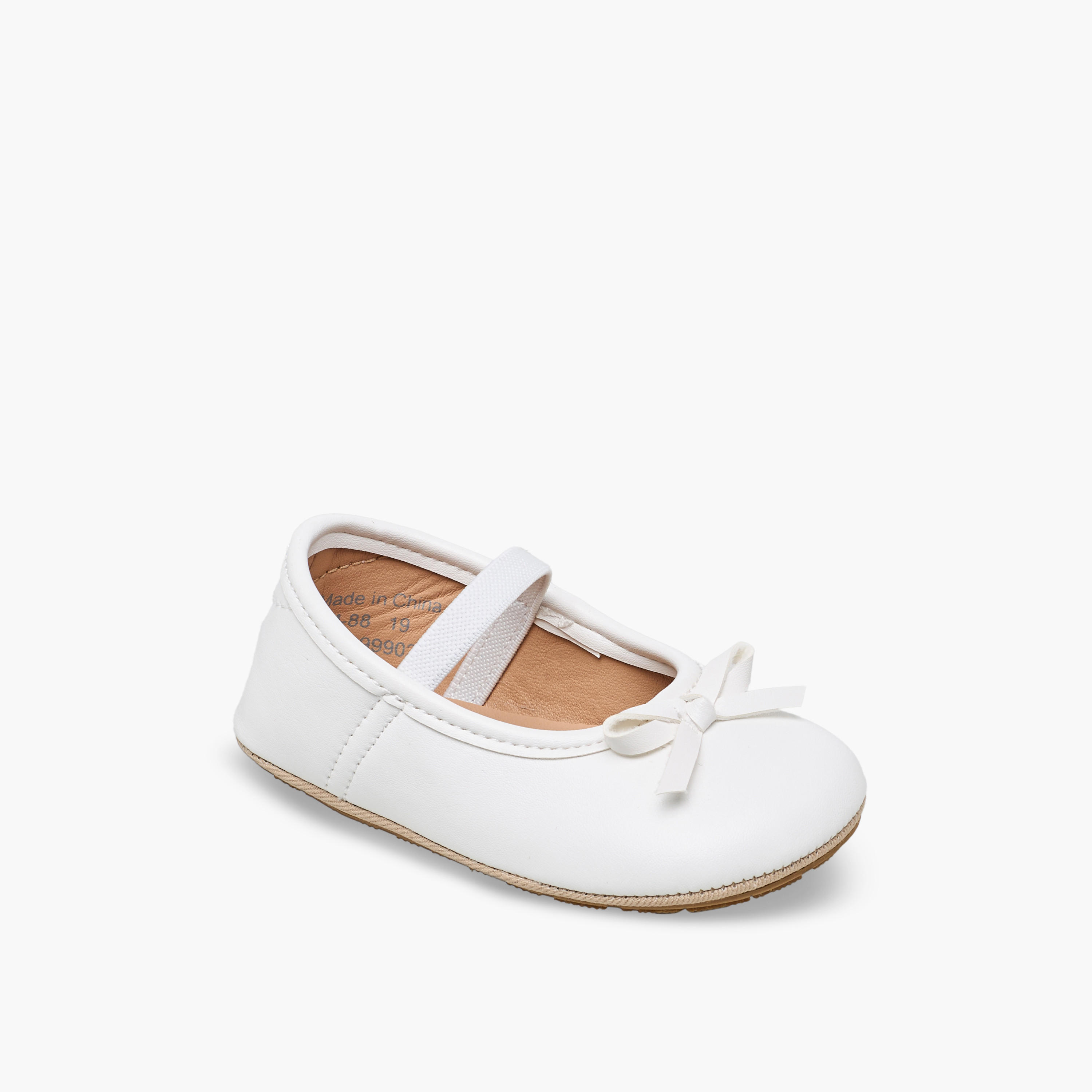 Barefeet Mary Jane Shoes with Elasticated Strap-baby-girls-shoes-closedshoes-image-2