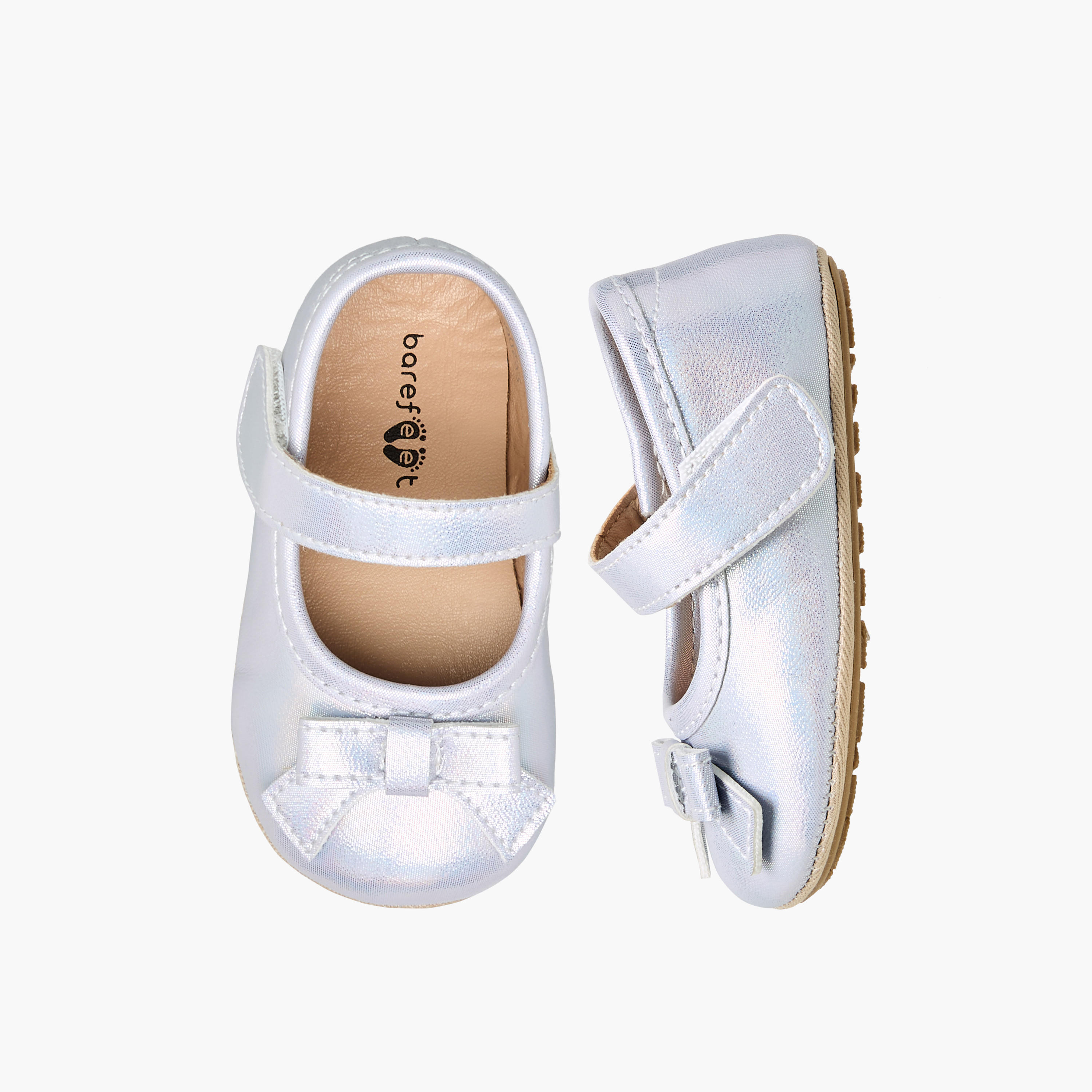 Barefeet Booties with Hook & Loop Closure-baby-girls-shoes-booties-image-1