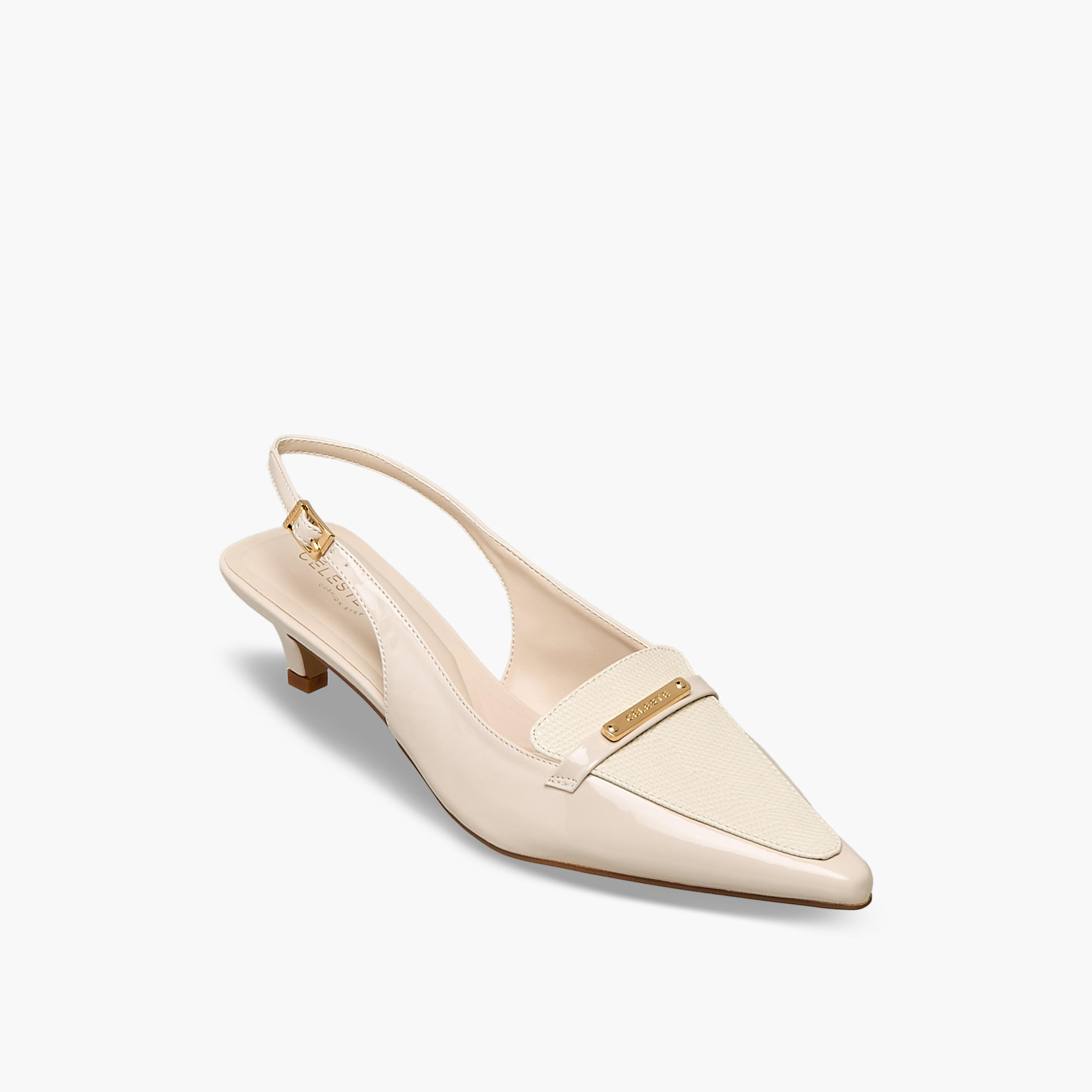Celeste Women Textured Kitten Heel Shoes-women-shoes-heels-image-3