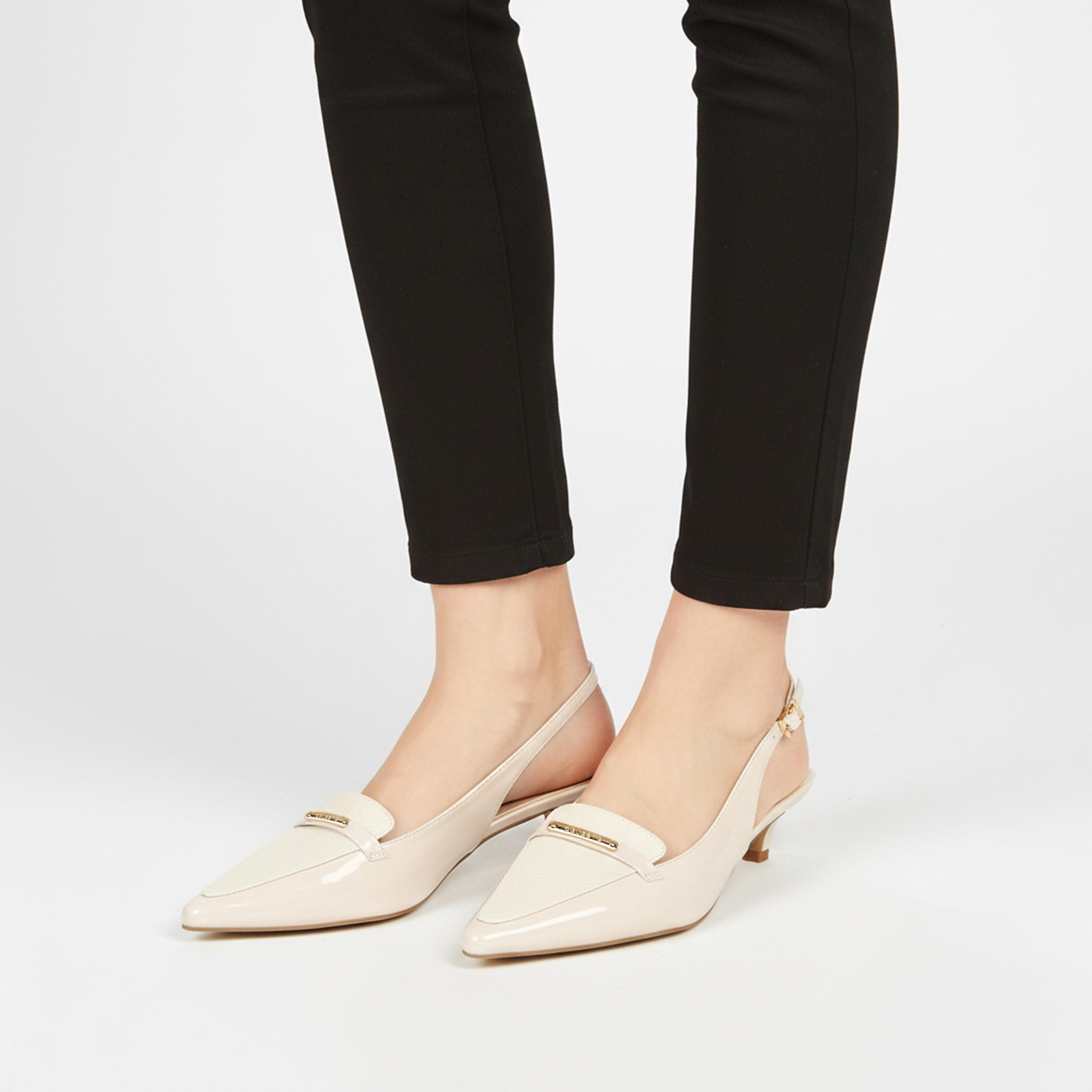 Celeste Women Textured Kitten Heel Shoes-women-shoes-heels-image-2