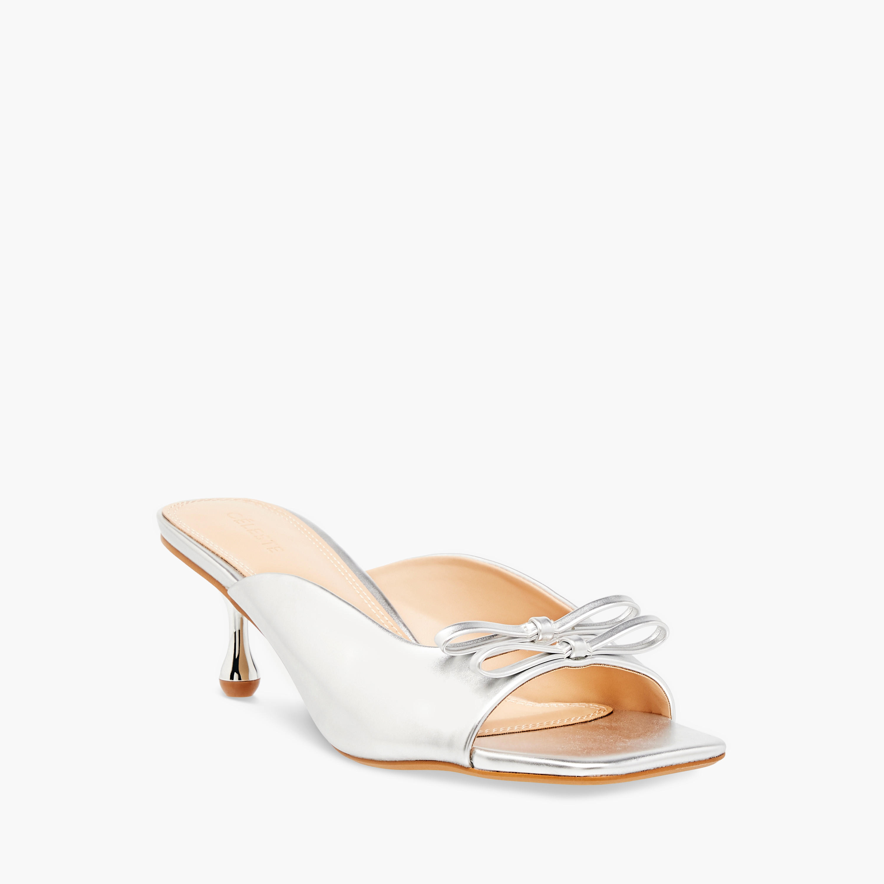 Celeste Women's Solid Slip-On Sandals with Kitten Heels-women-shoes-sandals-heeled-image-2