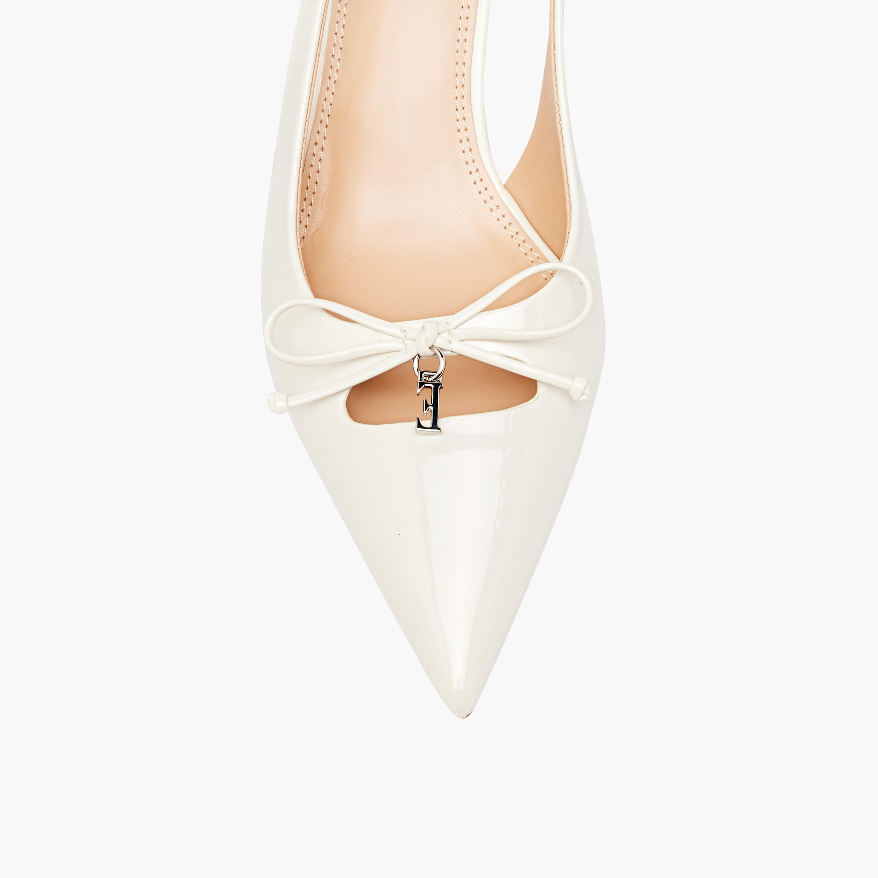 Elle Women's Textured Slingback Shoes with Stiletto Heels-women-shoes-sandals-heeled-image-4