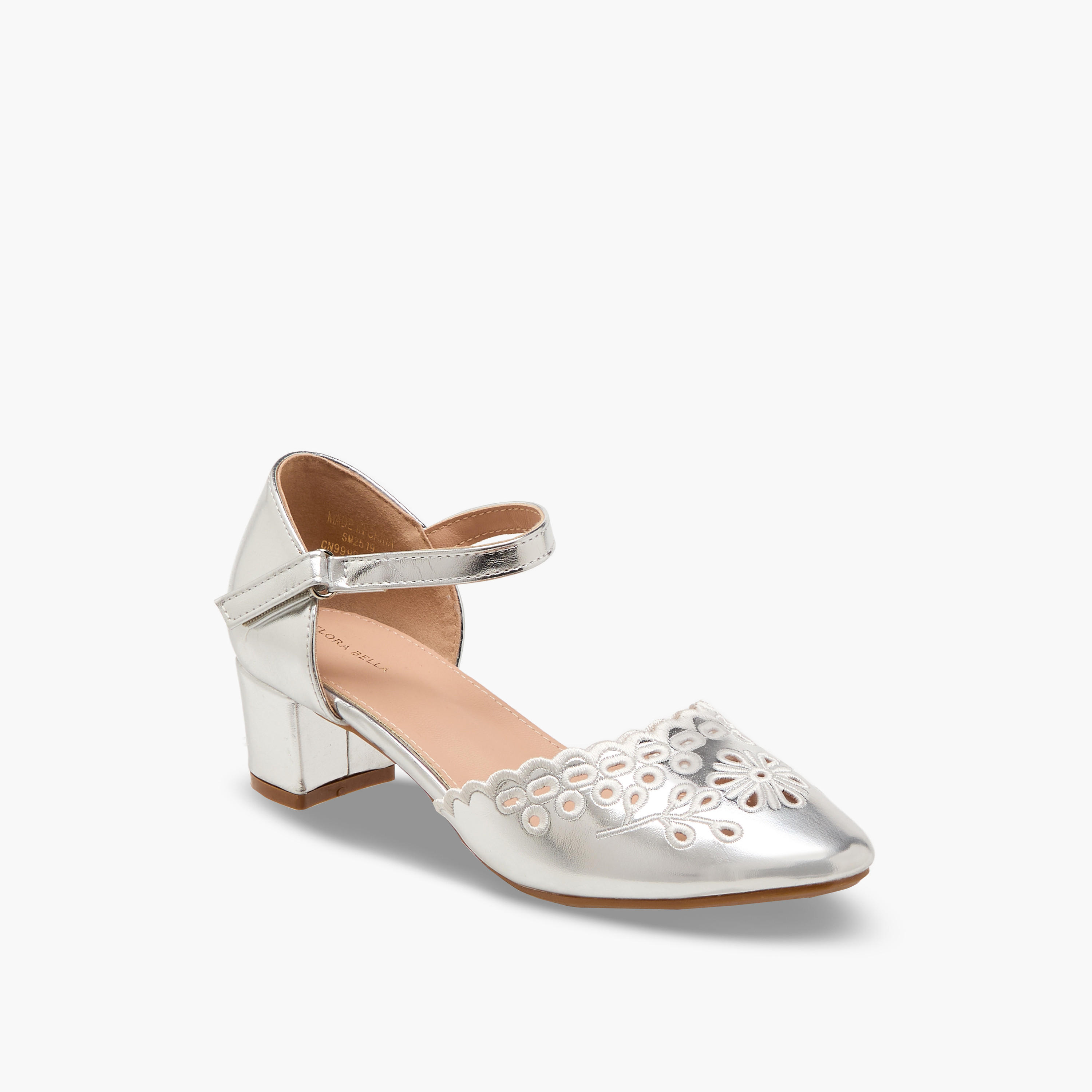 Flora Bella Girls Block Heel Ballerina Shoes-girls-shoes-ballerinas-image-2