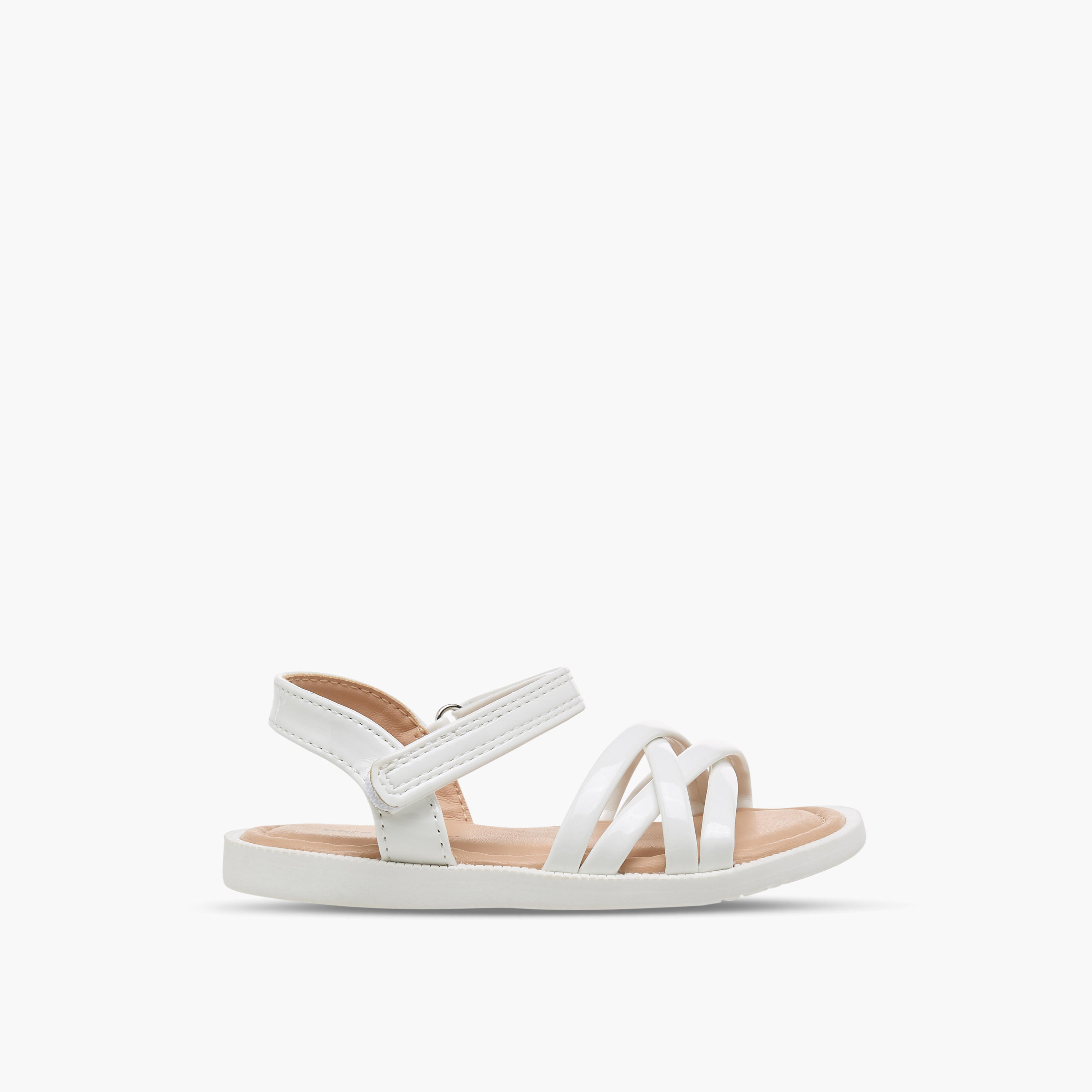 Barefeet Girls Hook & Loop Strap Sandals-girls-shoes-sandals-image-2