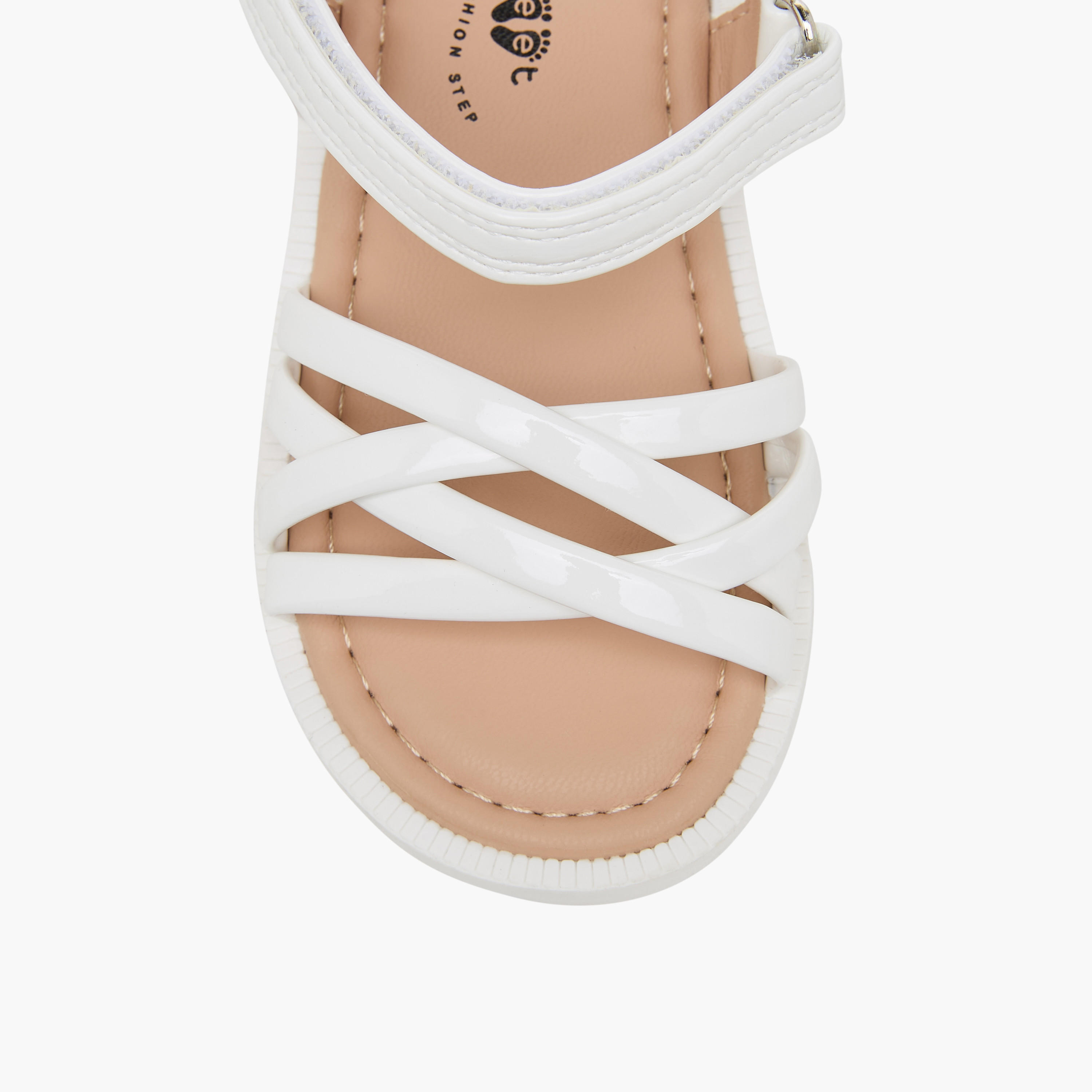 Barefeet Girls Hook & Loop Strap Sandals-girls-shoes-sandals-image-3