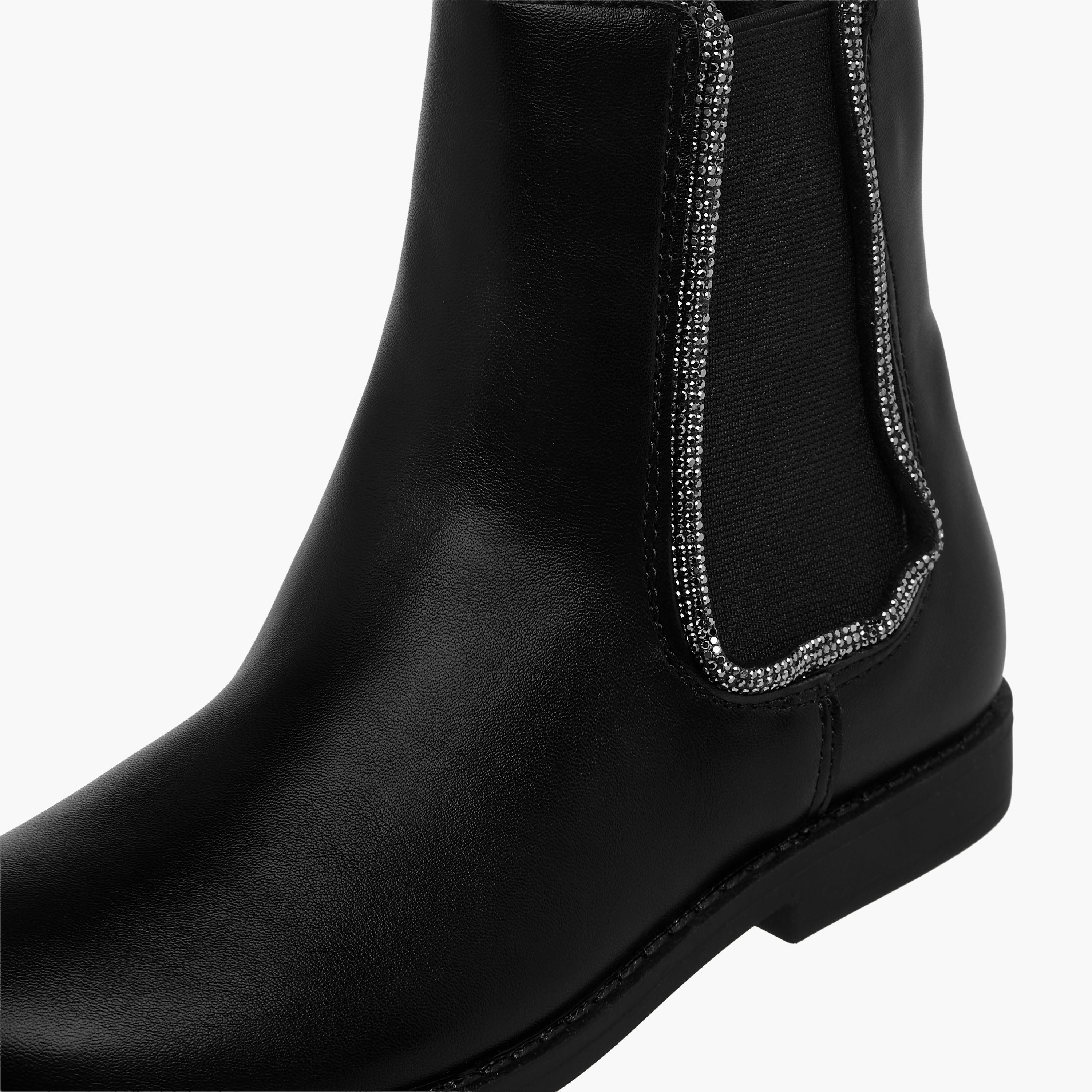 Celeste Girls Embellished High Cut Boots-girls-shoes-boots-image-4