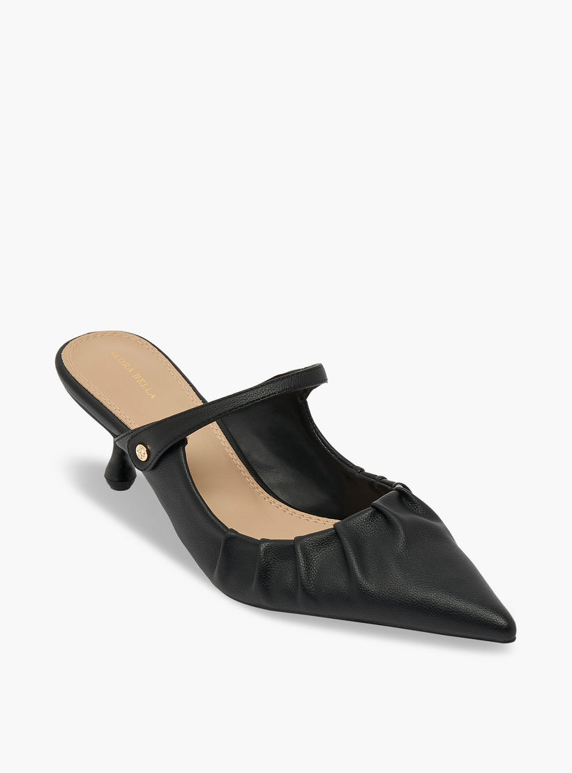 حذاء نسائي بكعب مدبب وطيات من فلورا بيلا-women-shoes-heels-image-2