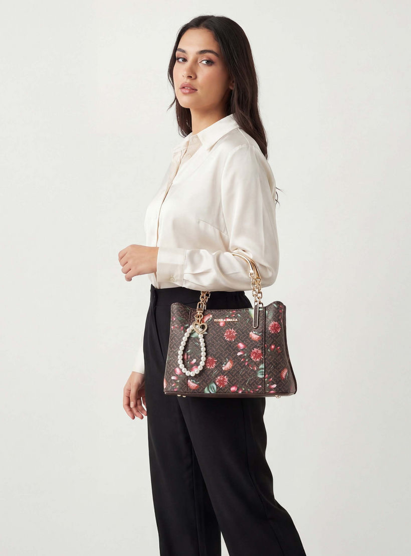 Flora Bella Printed Tote Bag with Detachable Shoulder Strap-women-bagsandwallets-handbags-image-3