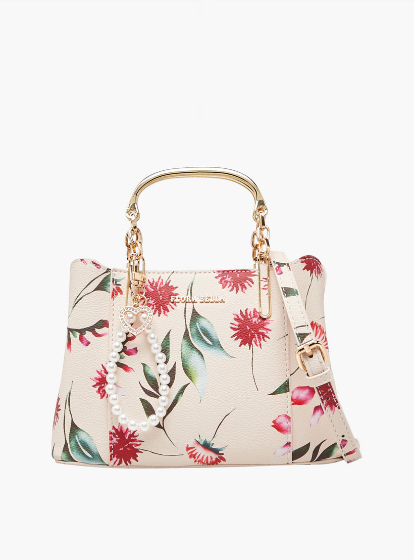 Flora Bella Printed Tote Bag with Detachable Shoulder Strap-women-bagsandwallets-handbags-image-1