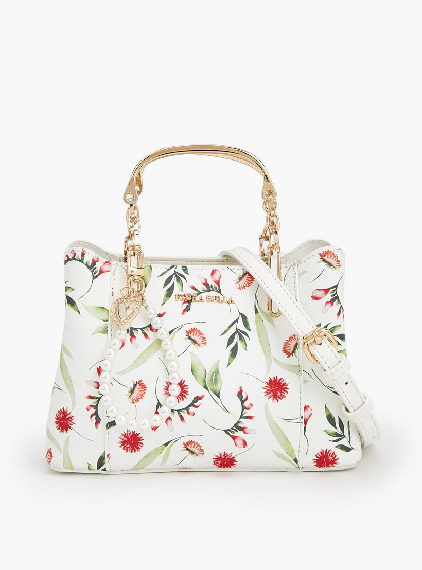 شنطة توت بحزام قابل للفصل وبطبعات من فلورا بيلا-women-bagsandwallets-handbags-image-1