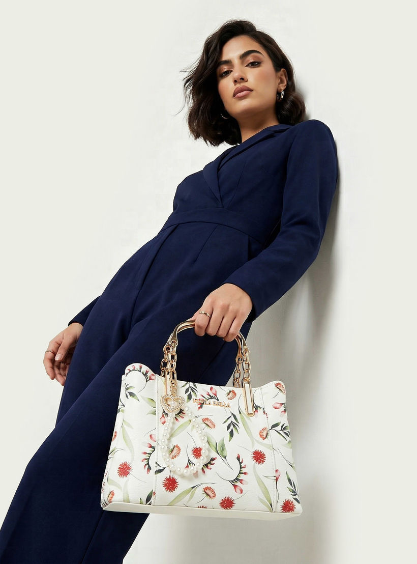 شنطة توت بحزام قابل للفصل وبطبعات من فلورا بيلا-women-bagsandwallets-handbags-image-2