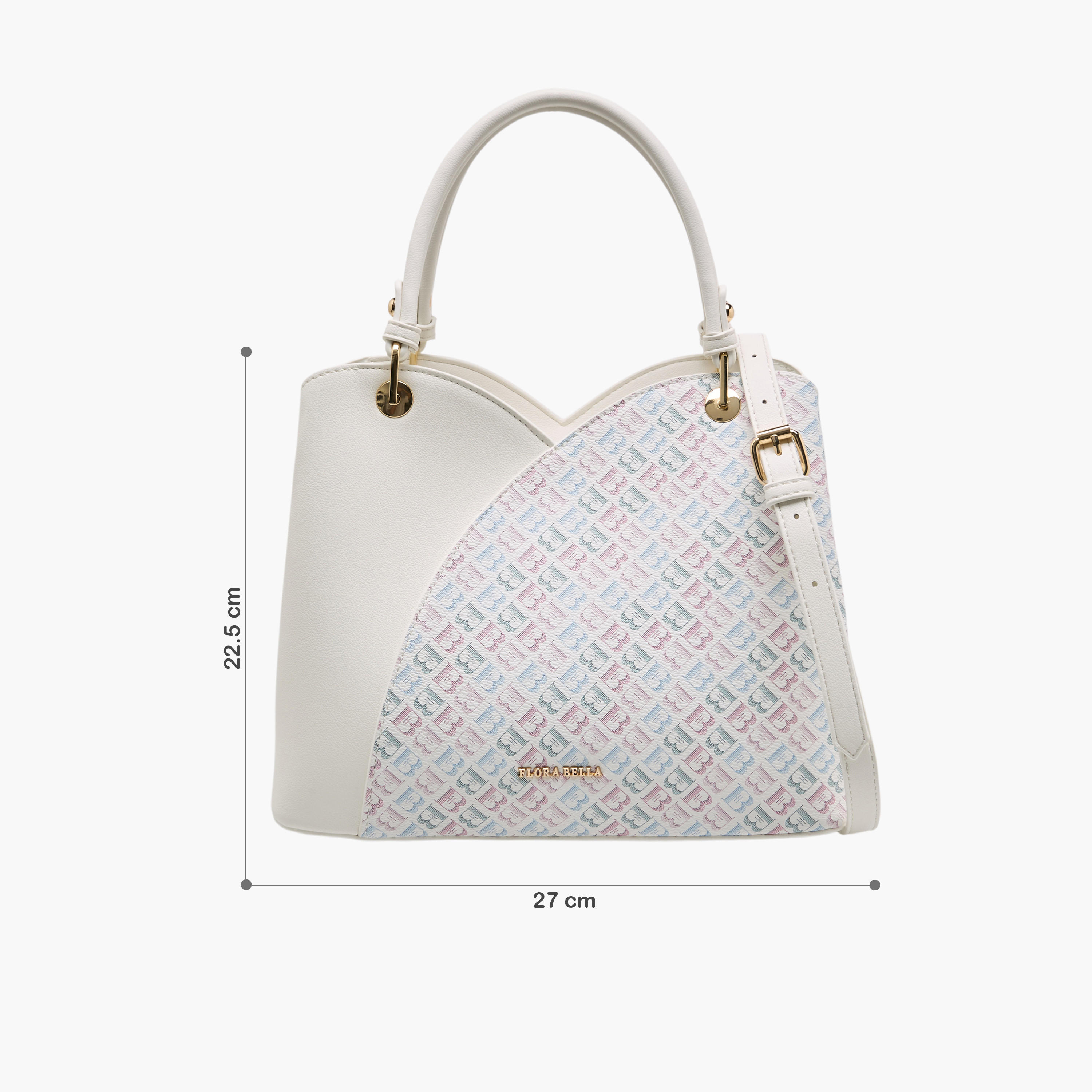 Flora Bella Monogram Print Tote Bag with Detachable Strap-women-bagsandwallets-handbags-image-2