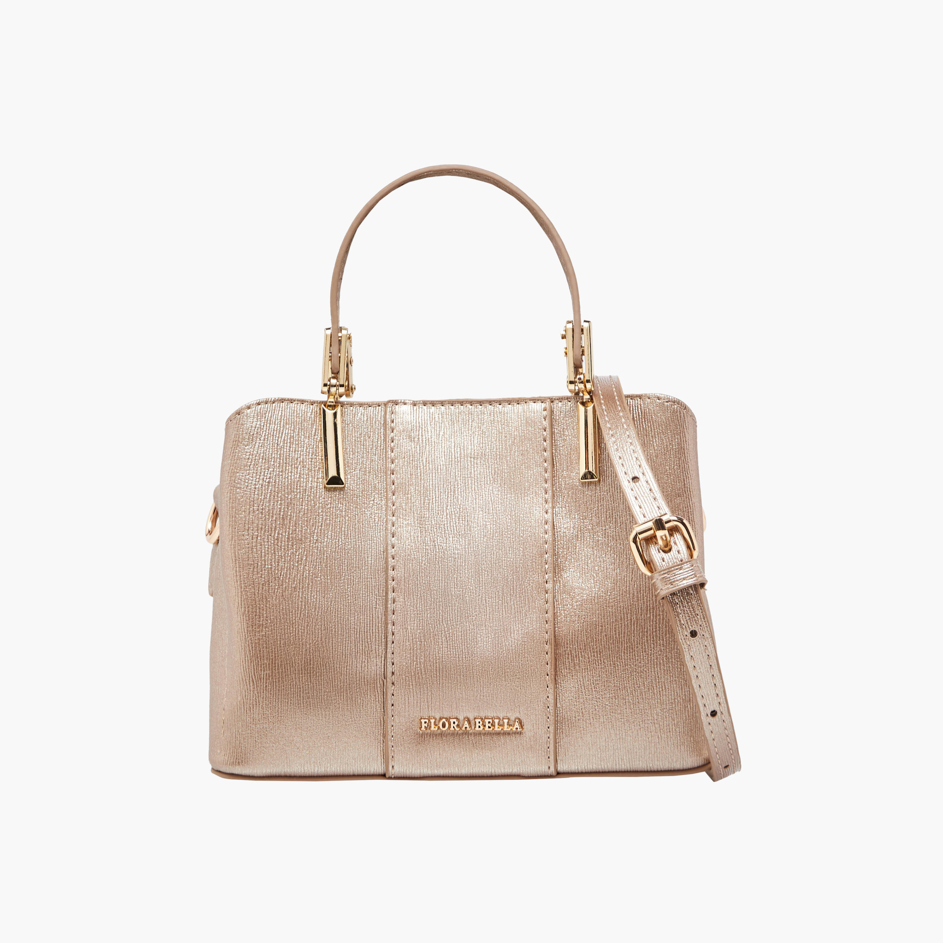 شنطة توتي بارزة الملمس مع حزام قابل للفصل من فلورا بيلا-women-bagsandwallets-handbags-image-1