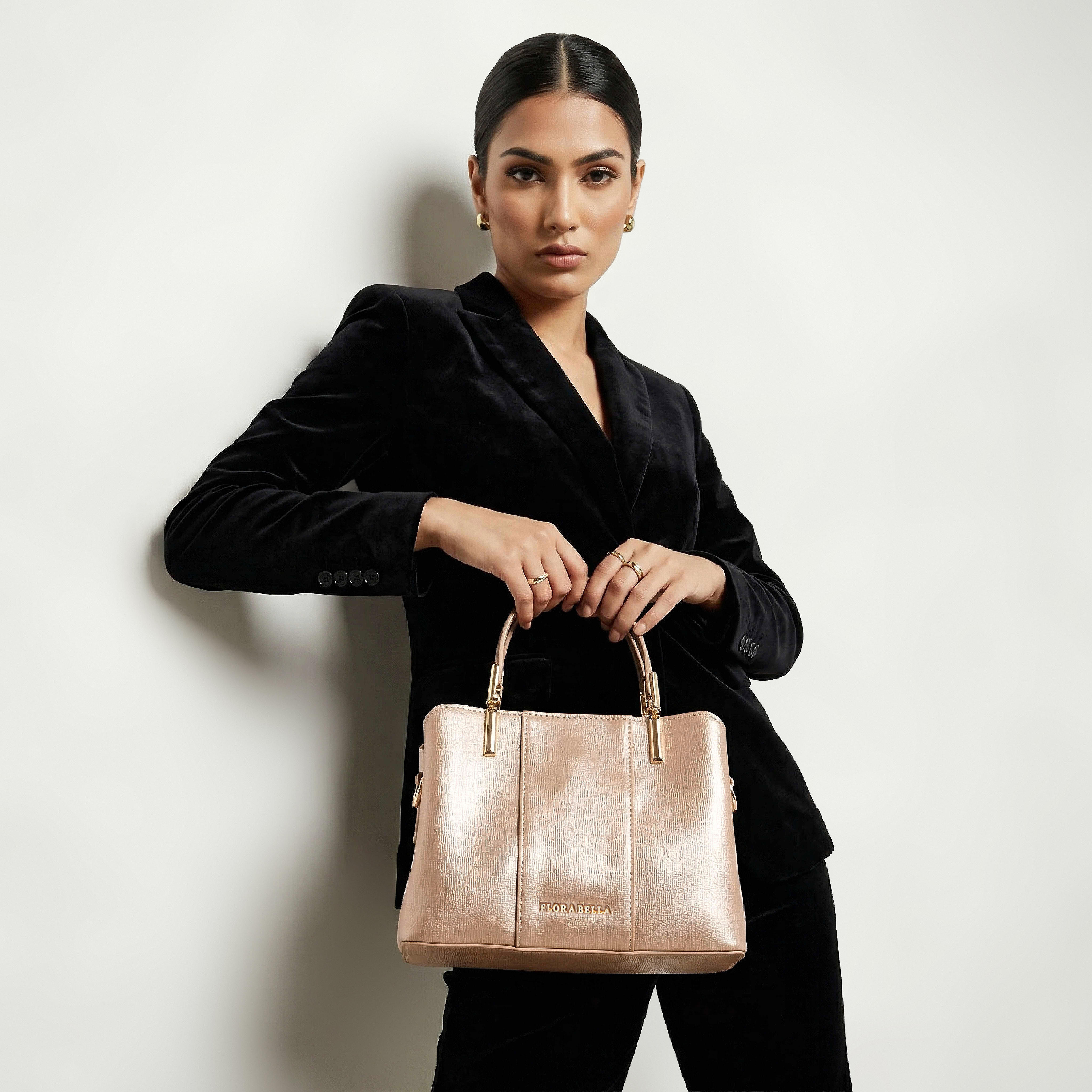Flora Bella Textured Tote Bag with Detachable Strap-women-bagsandwallets-handbags-image-2
