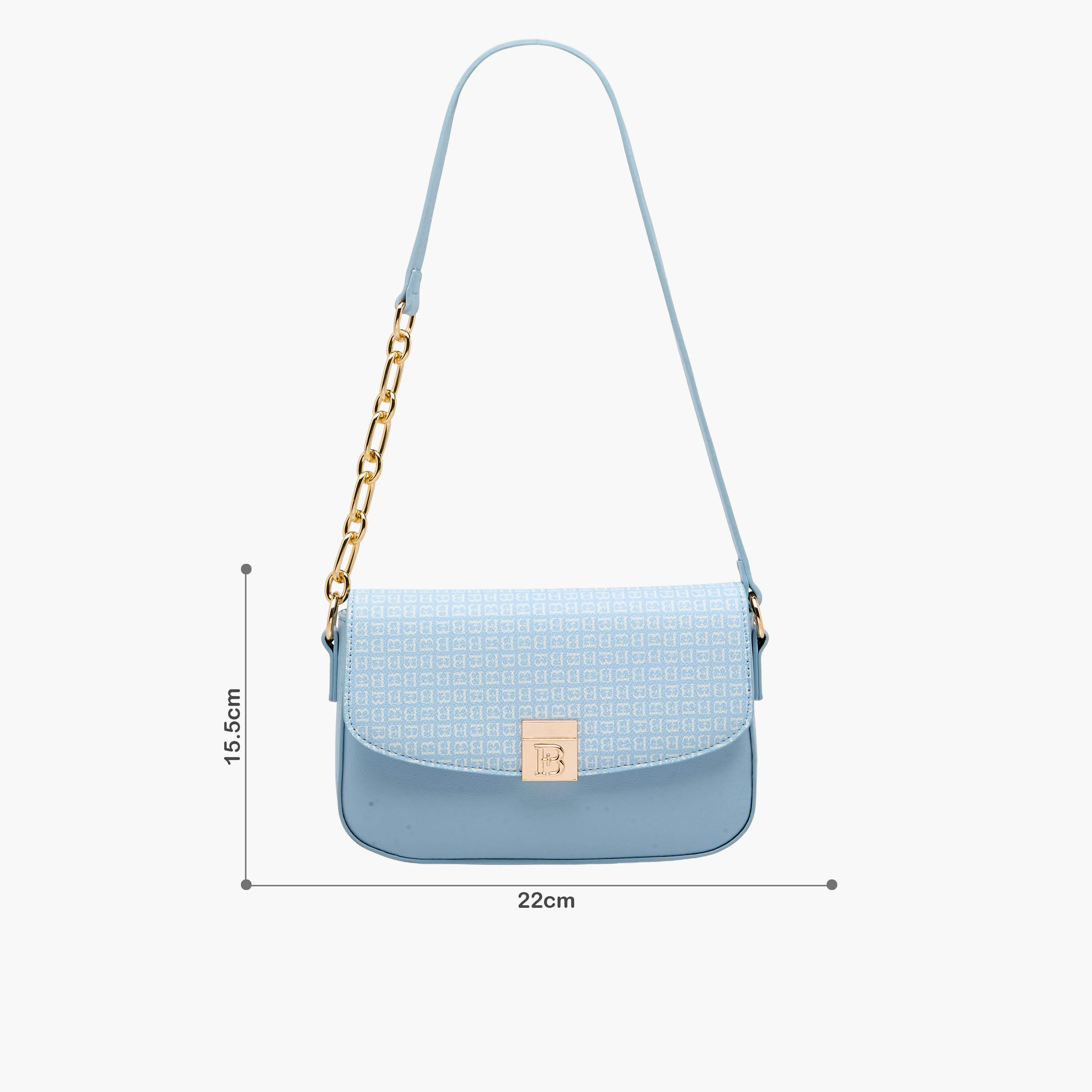 شنطة كتف بطبعات وبقفل مغناطيسي من فلورا بيلا-women-bagsandwallets-handbags-image-2