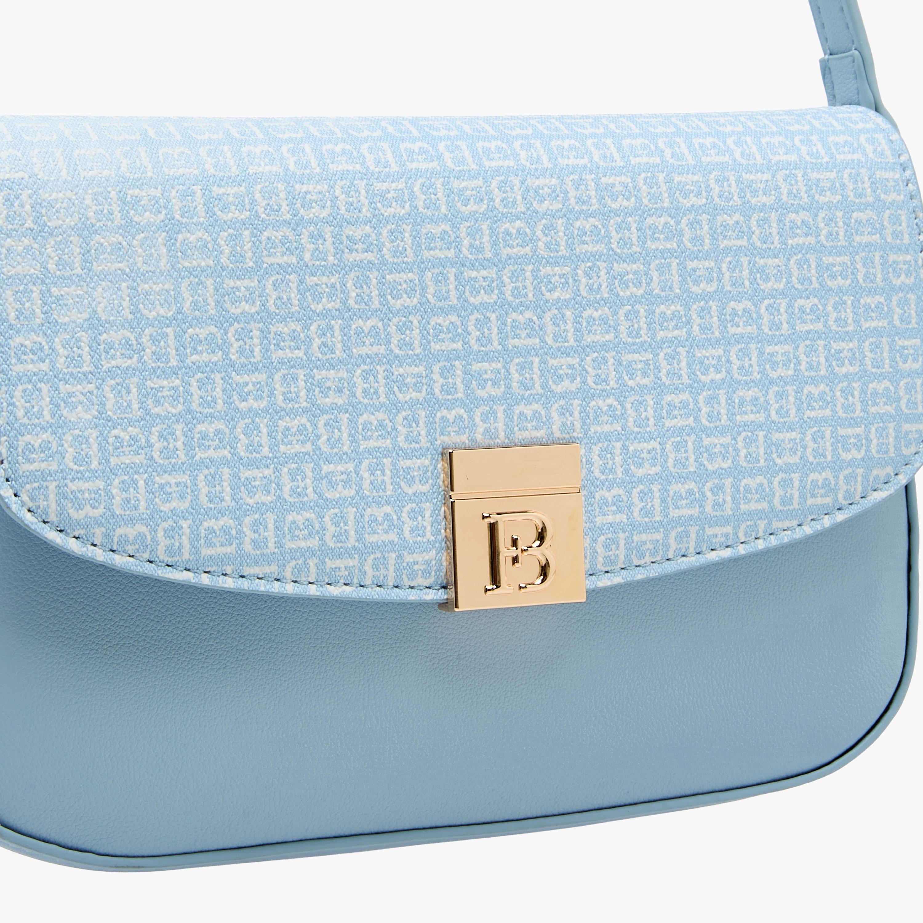 شنطة كتف بطبعات وبقفل مغناطيسي من فلورا بيلا-women-bagsandwallets-handbags-image-5