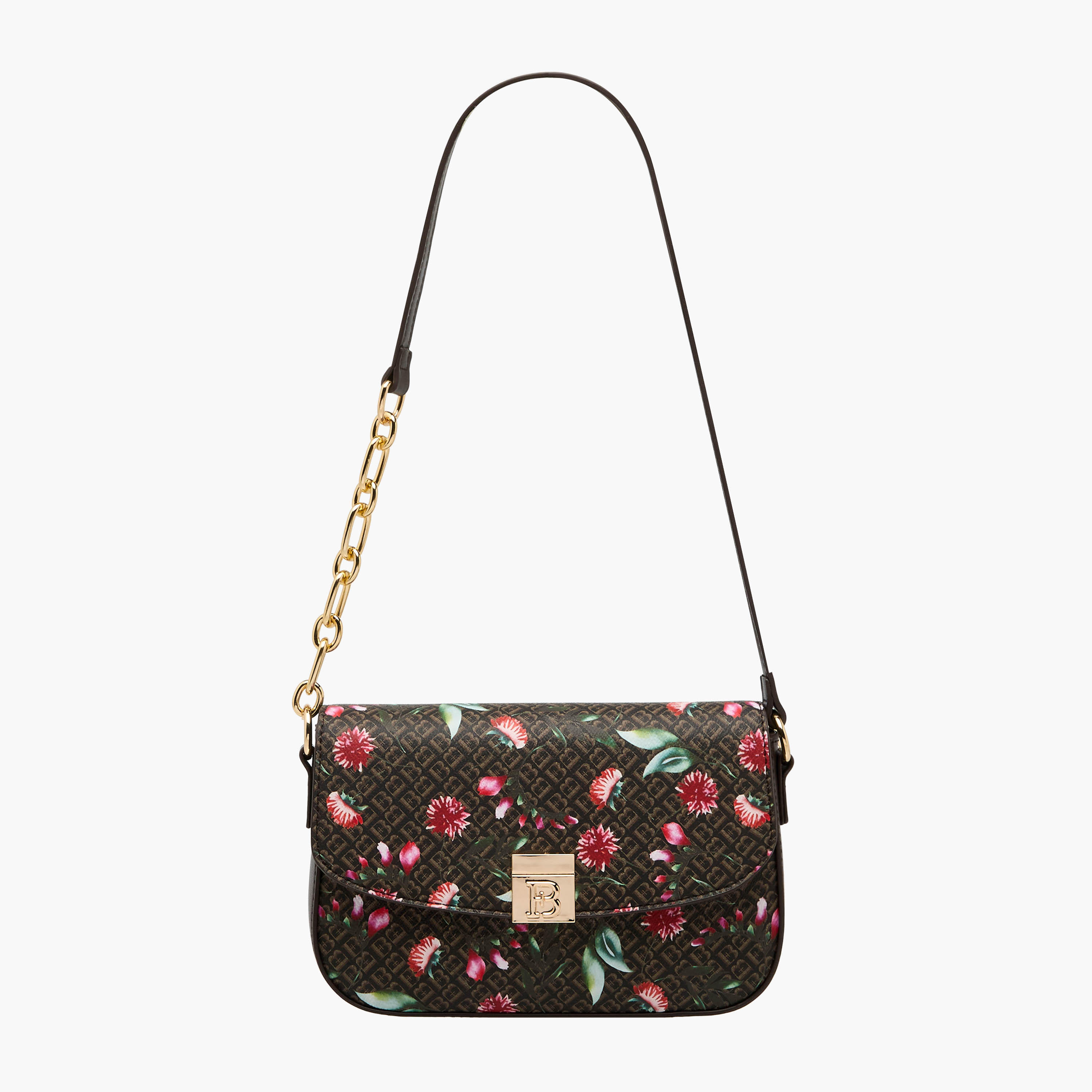 شنطة كتف بطبعات وبقفل مغناطيسي من فلورا بيلا-women-bagsandwallets-handbags-image-1