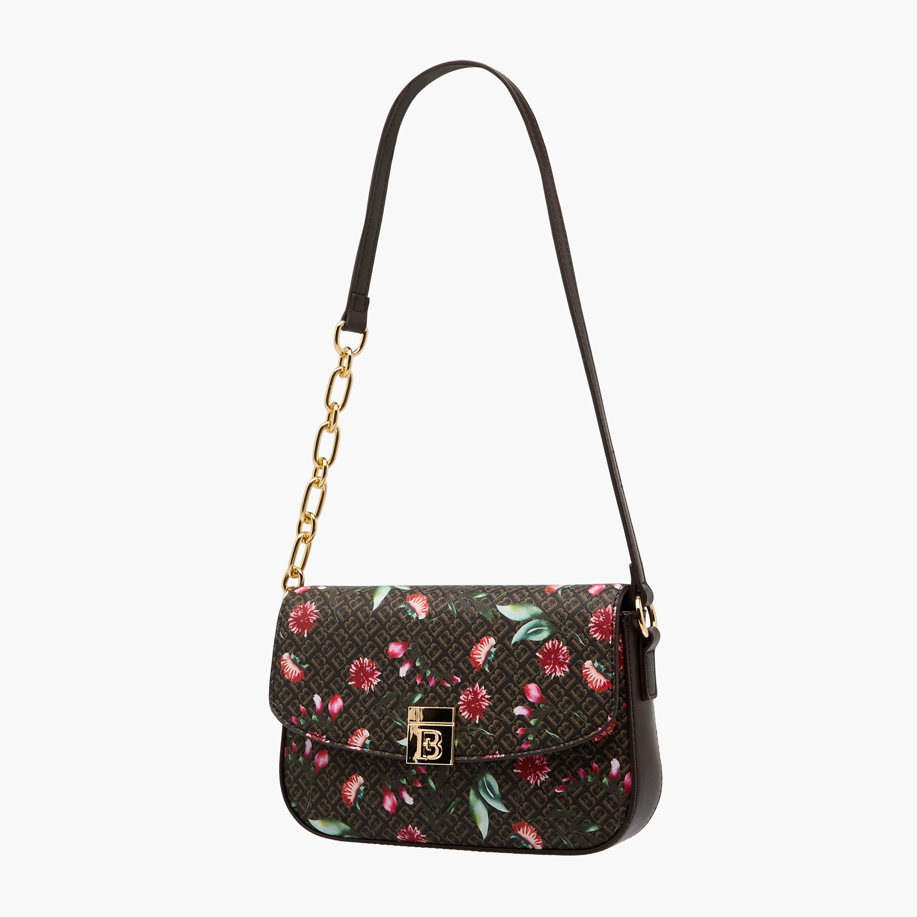 شنطة كتف بطبعات وبقفل مغناطيسي من فلورا بيلا-women-bagsandwallets-handbags-image-3