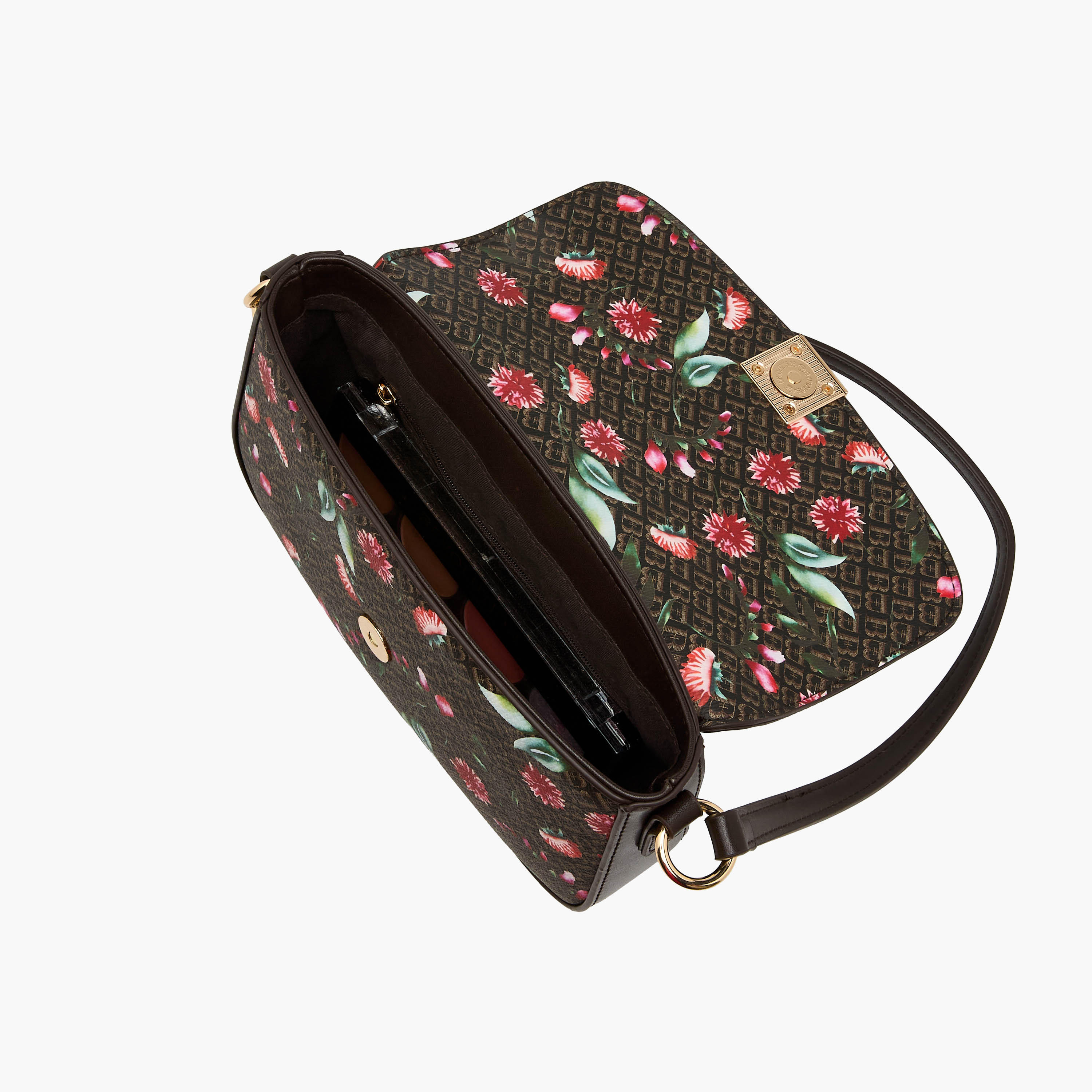 شنطة كتف بطبعات وبقفل مغناطيسي من فلورا بيلا-women-bagsandwallets-handbags-image-8