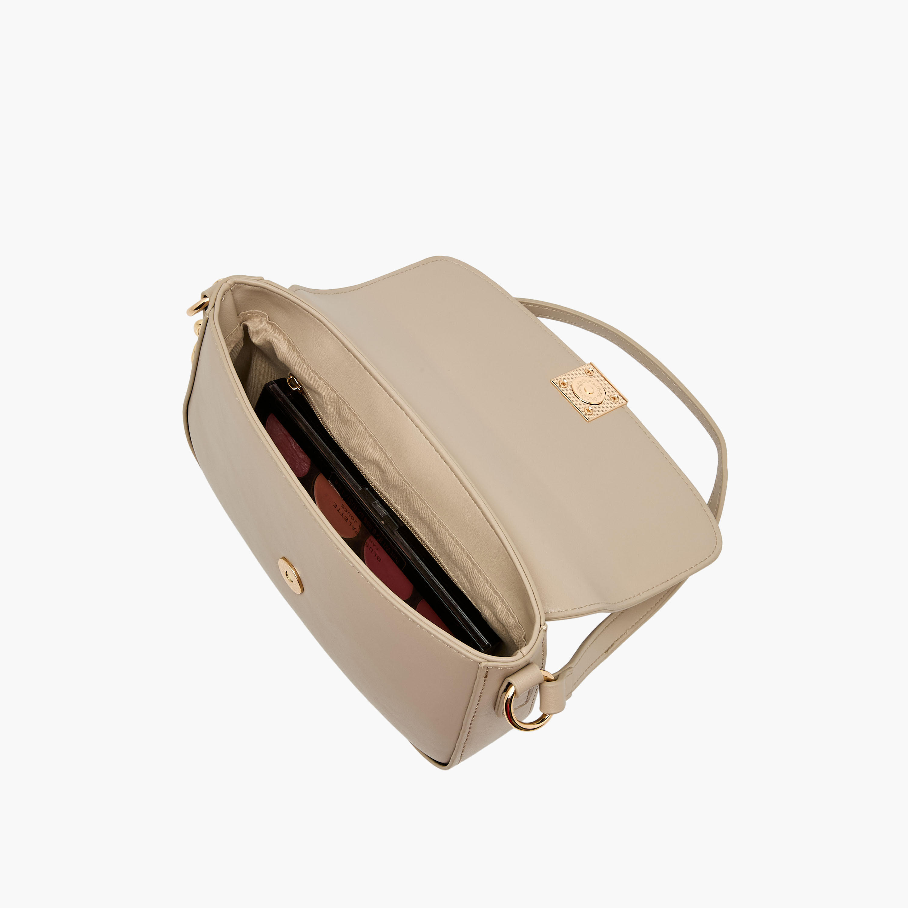 Flora Bella Monogram Print Shoulder Bag with Magnetic Button Closure-women-bagsandwallets-handbags-image-8