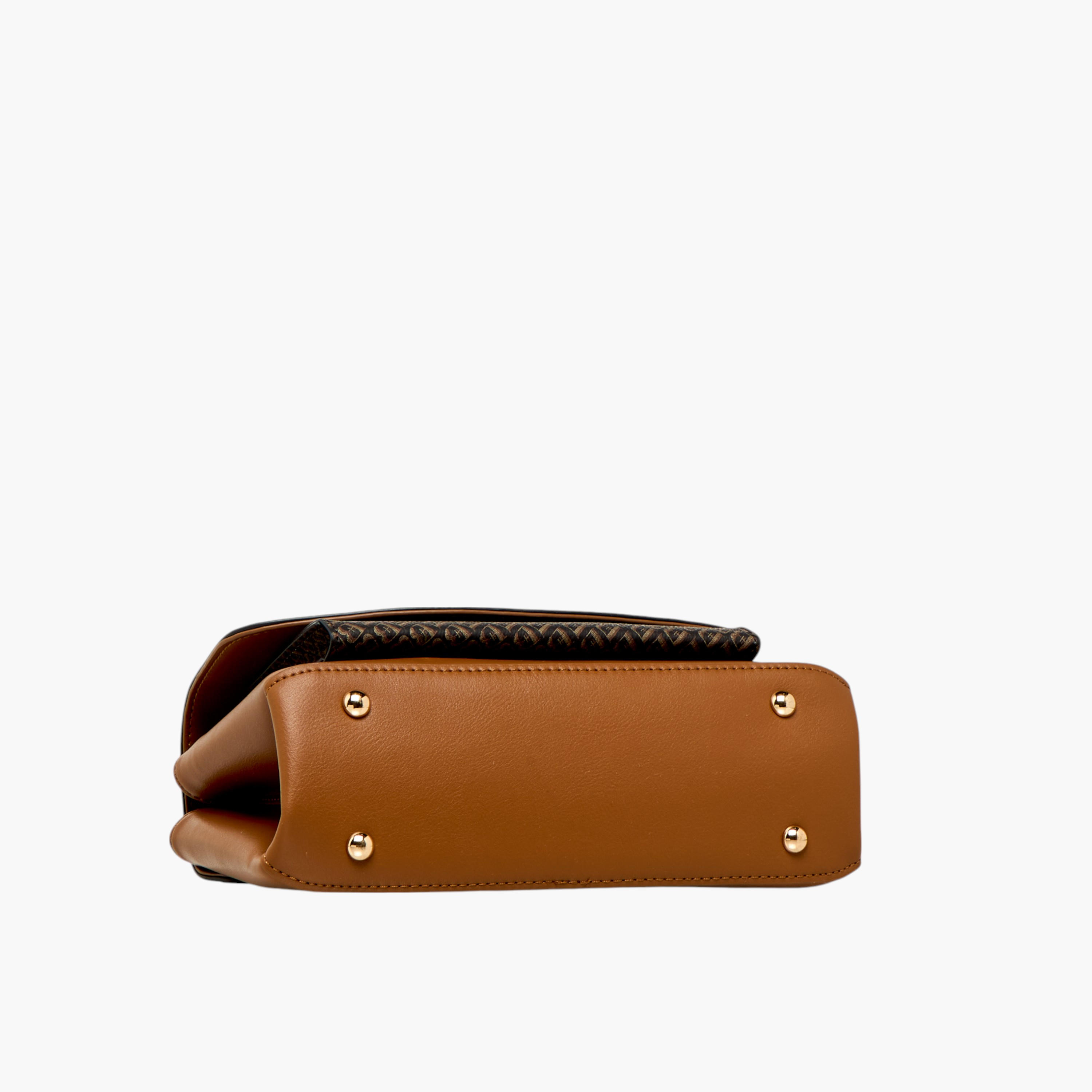 Flora Bella Monogram Print Crossbody Bag with Chain Strap and Flap Closure-women-bagsandwallets-handbags-image-8