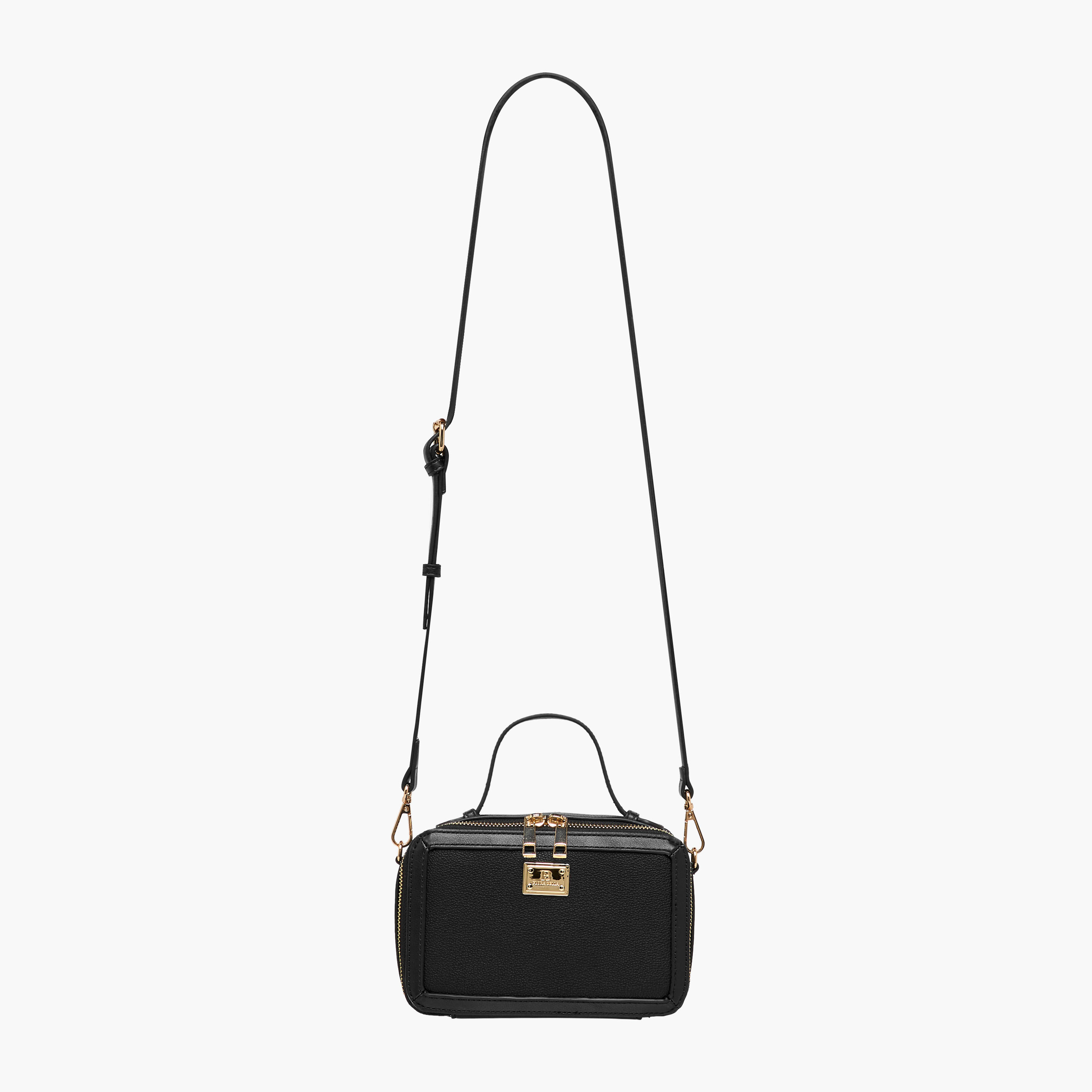 شنطة كروس بودي سادة بحزام قابل للفصل وسحاب إغلاق من فلورا بيلا-women-bagsandwallets-handbags-image-3