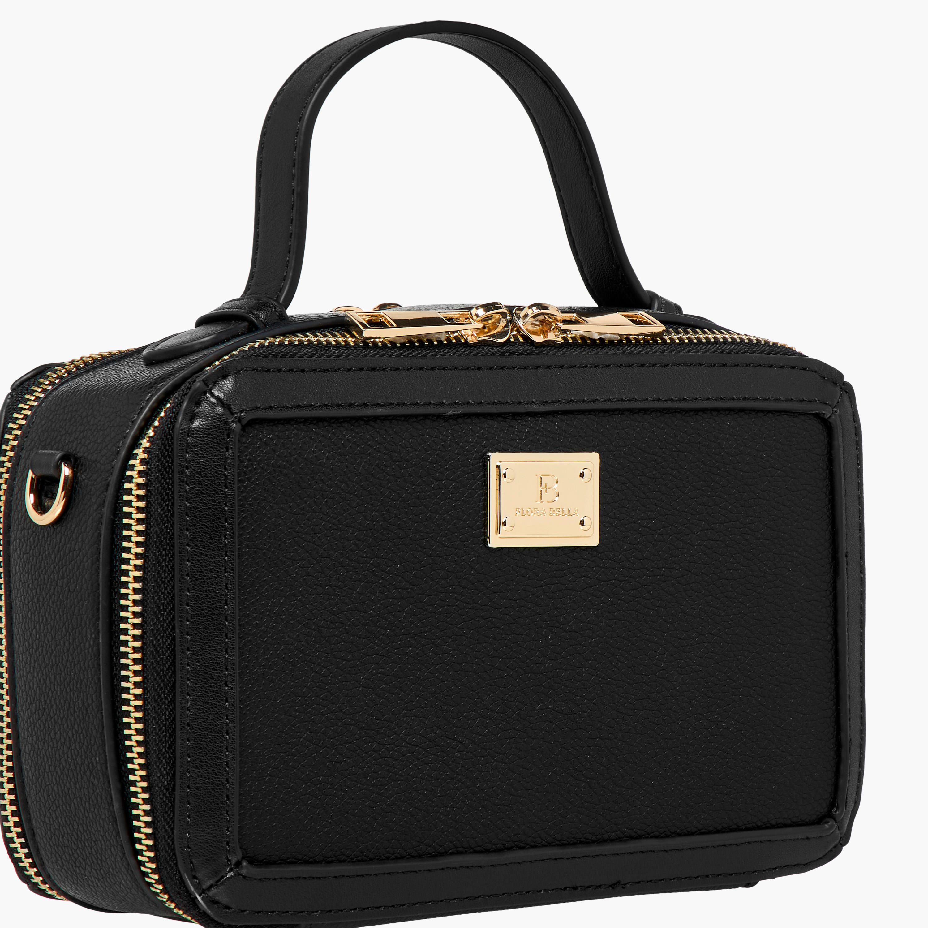 شنطة كروس بودي سادة بحزام قابل للفصل وسحاب إغلاق من فلورا بيلا-women-bagsandwallets-handbags-image-5