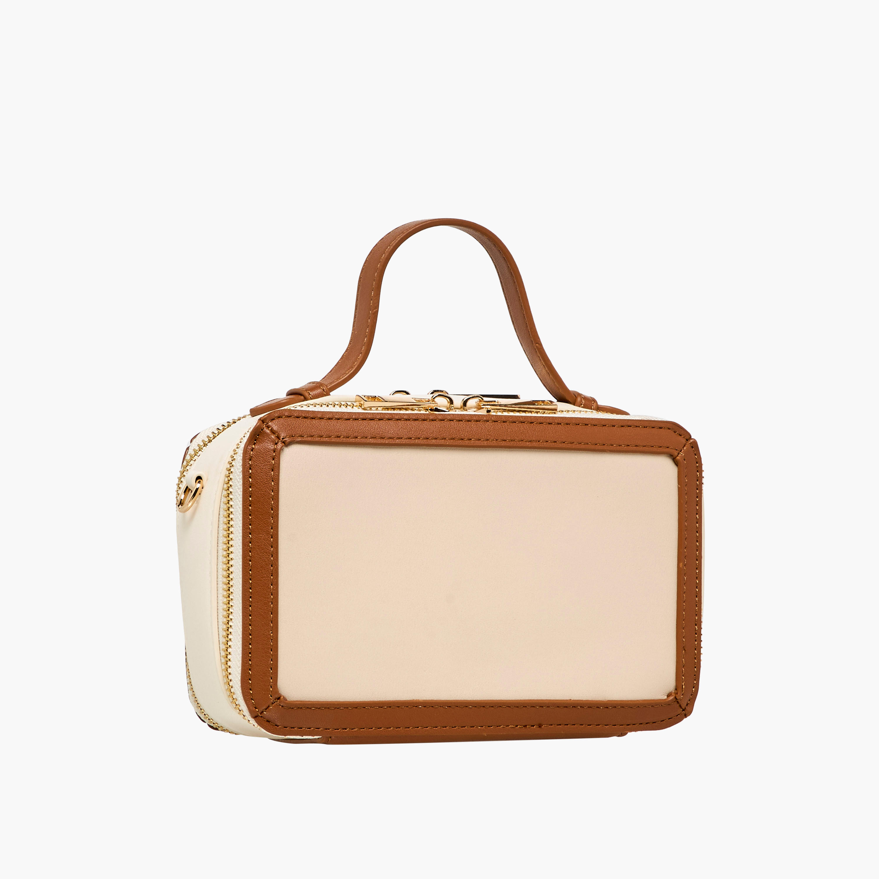 Flora Bella Solid Crossbody Bag with Detachable Strap and Zip Closure-women-bagsandwallets-handbags-image-4