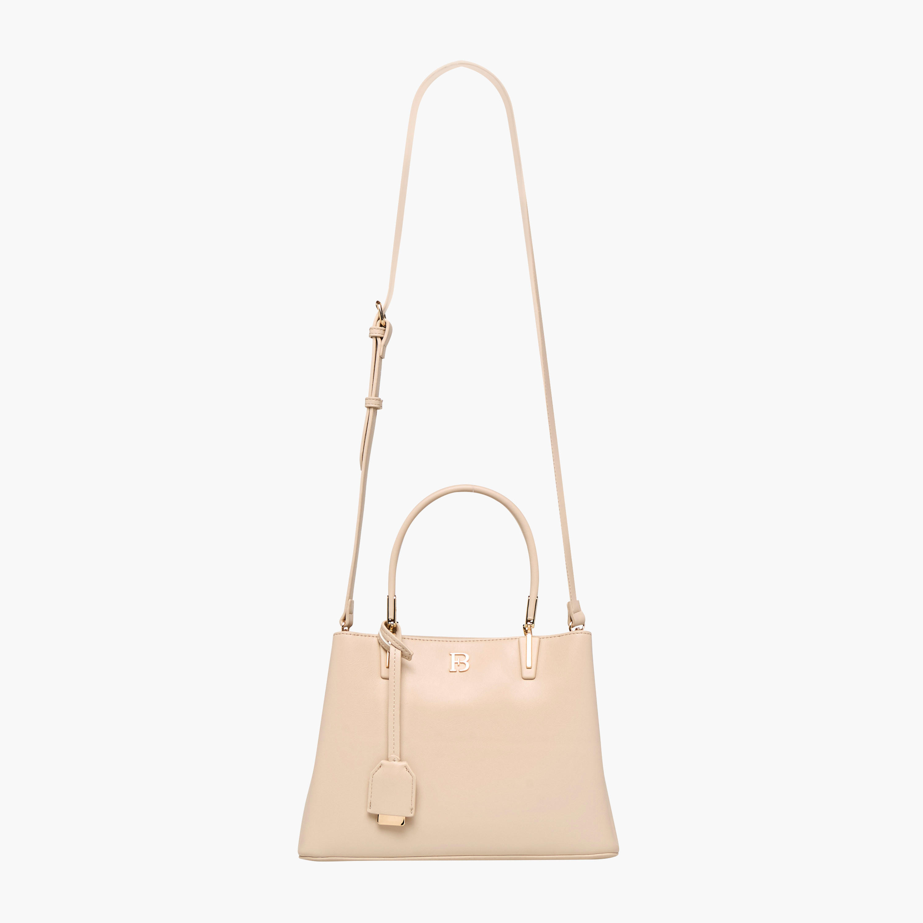 Flora Bella Solid Tote Bag with Detachable Strap and Zip Closure-women-bagsandwallets-handbags-image-3