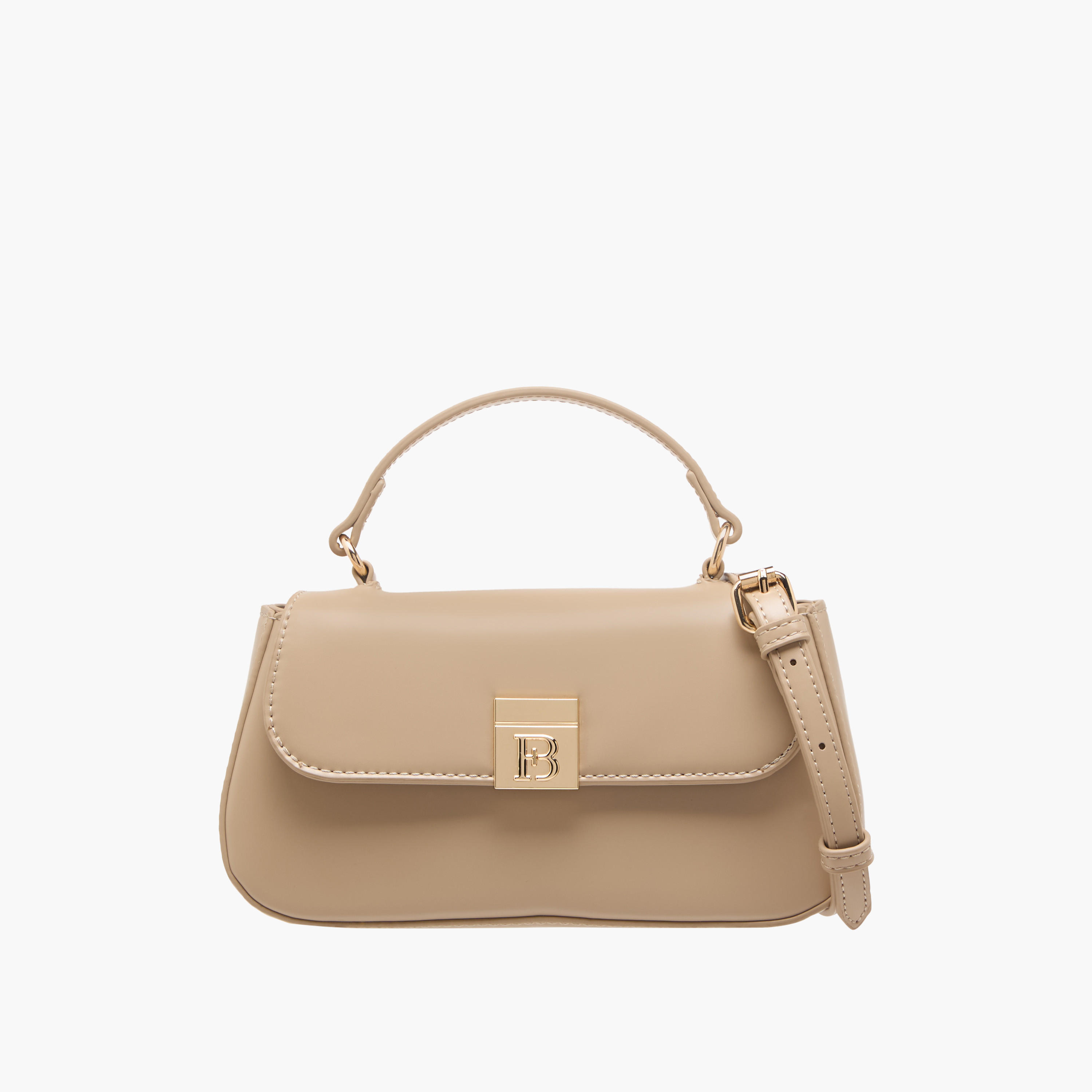 Flora Bella Solid Crossbody Bag with Detachable Strap and Magnetic Closure-women-bagsandwallets-handbags-image-1